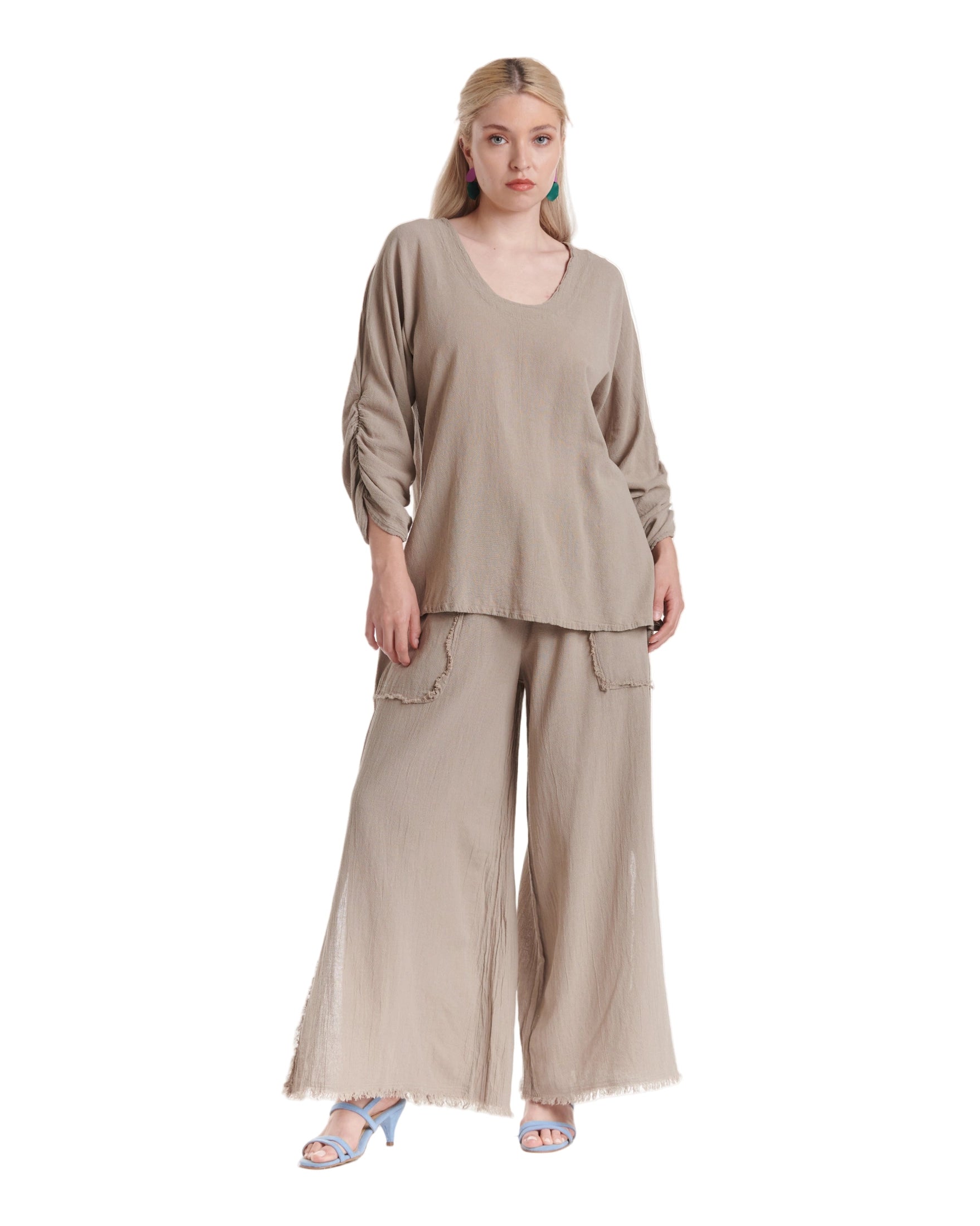 Lana Cotton Gauze Blouse-Oh My Gauze