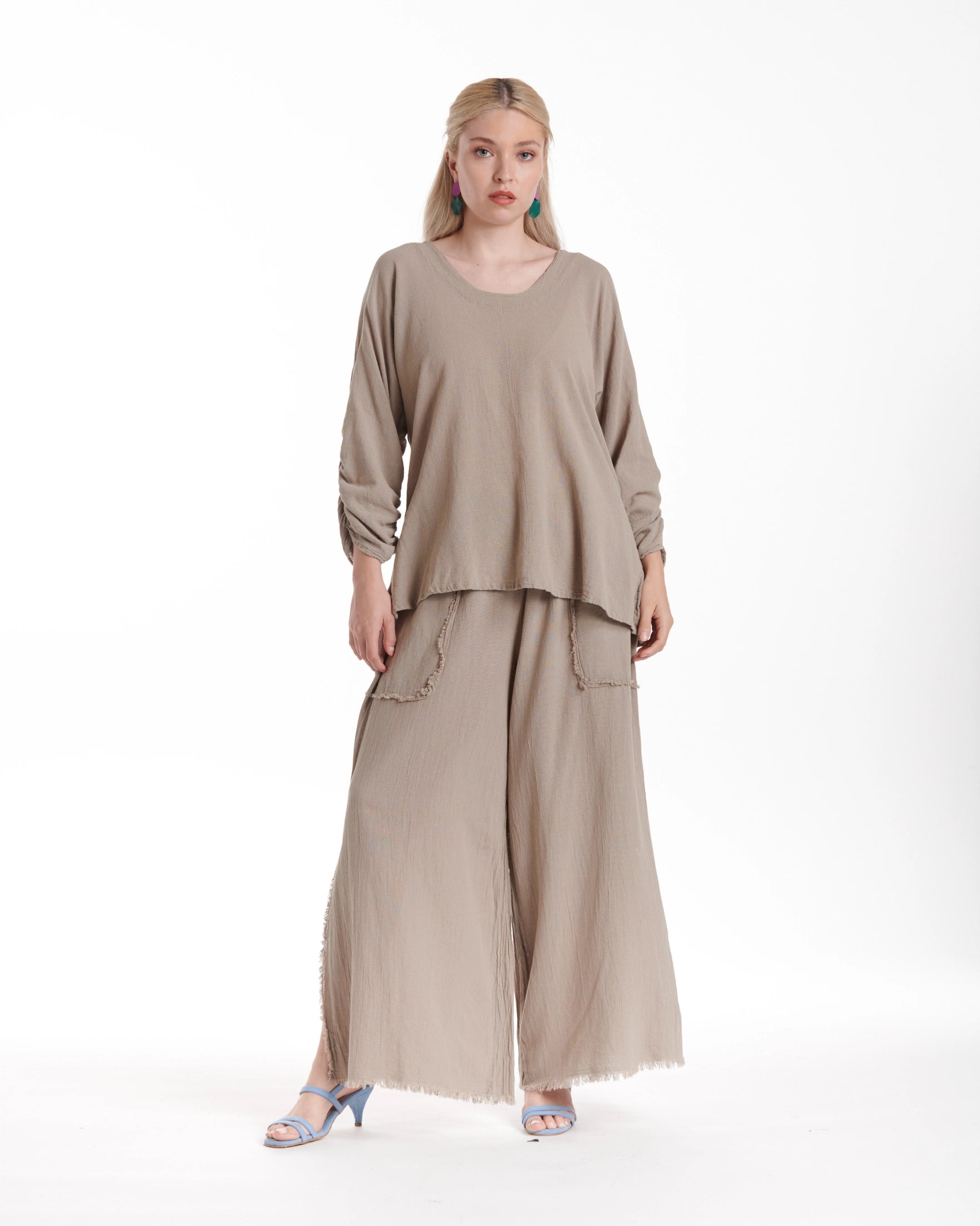 Lana Cotton Gauze Blouse-Oh My Gauze