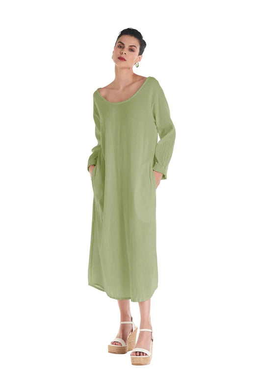 Lane Cotton Gauze Dress - Final Sale-Oh My Gauze