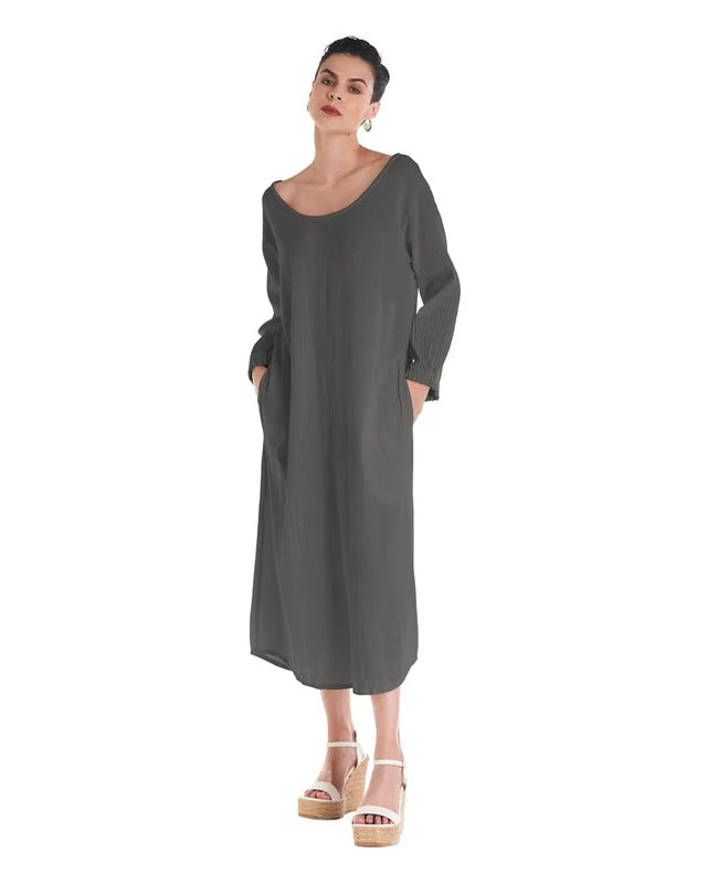 Lane Cotton Gauze Dress - Final Sale-Oh My Gauze