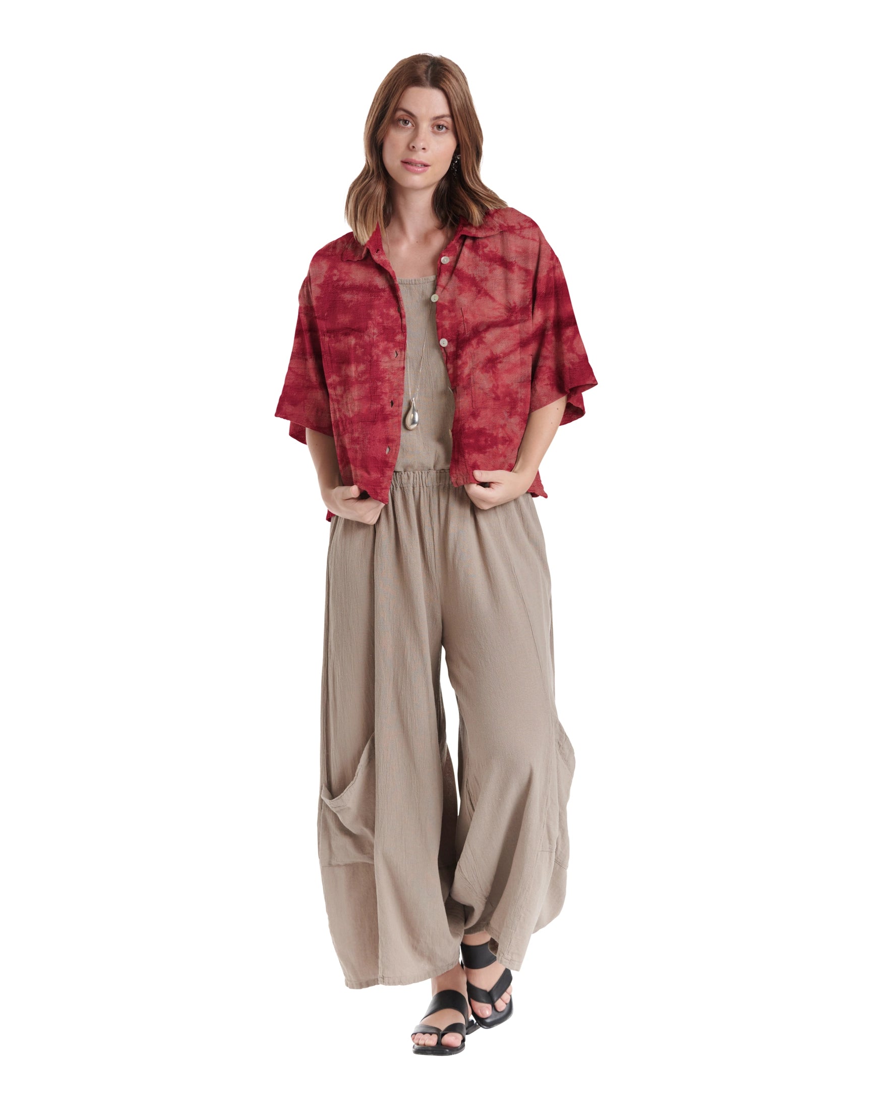 Lena Cotton Gauze Blouse – New Arrival-Oh My Gauze