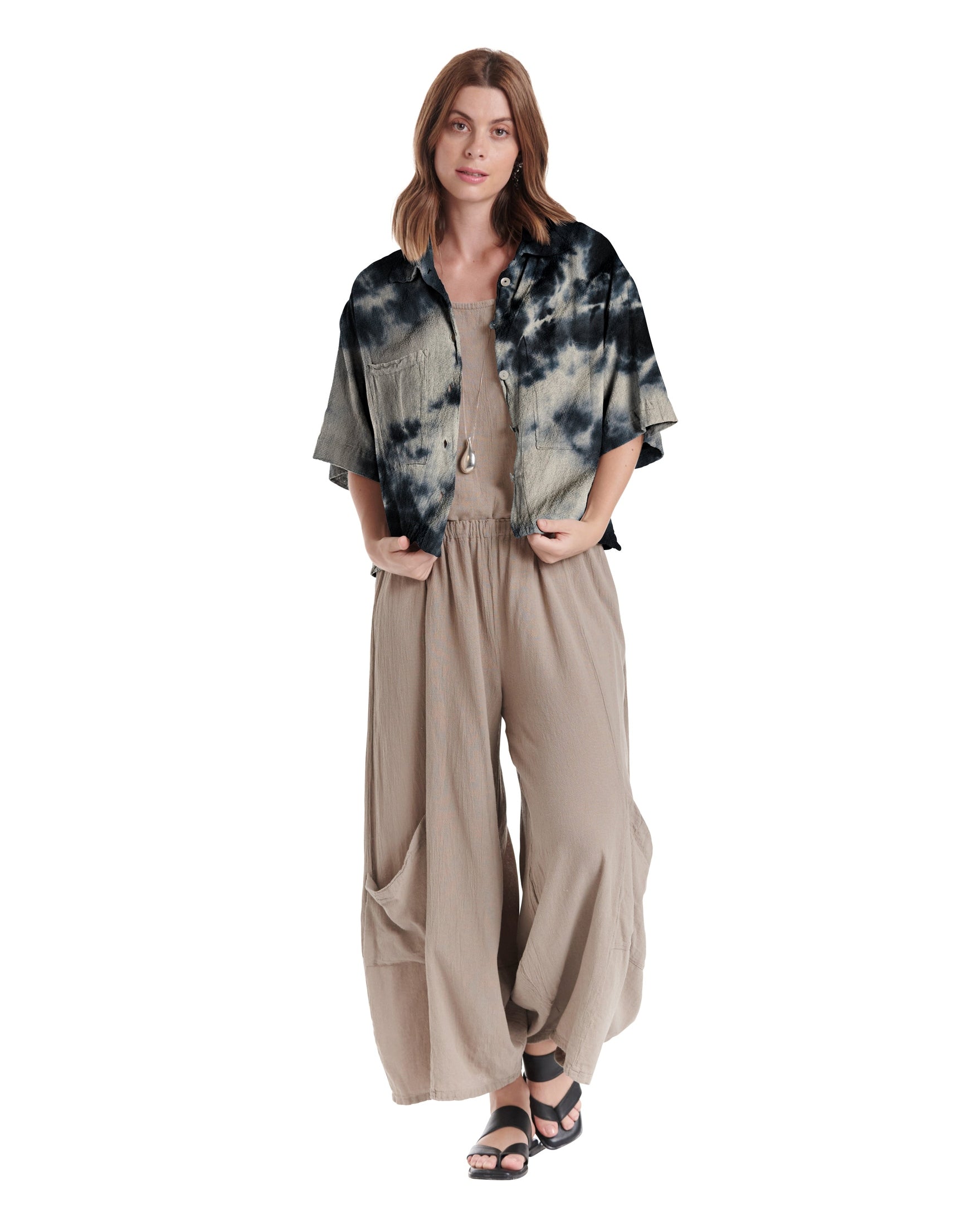 Lena Cotton Gauze Blouse-Oh My Gauze