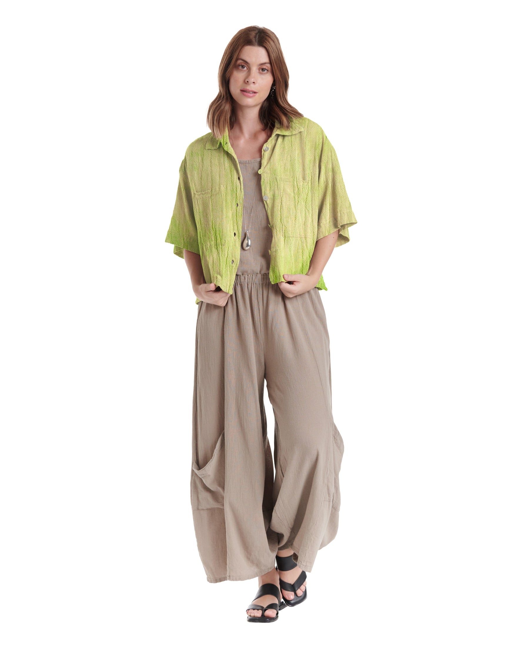 Lena Cotton Gauze Blouse-Oh My Gauze