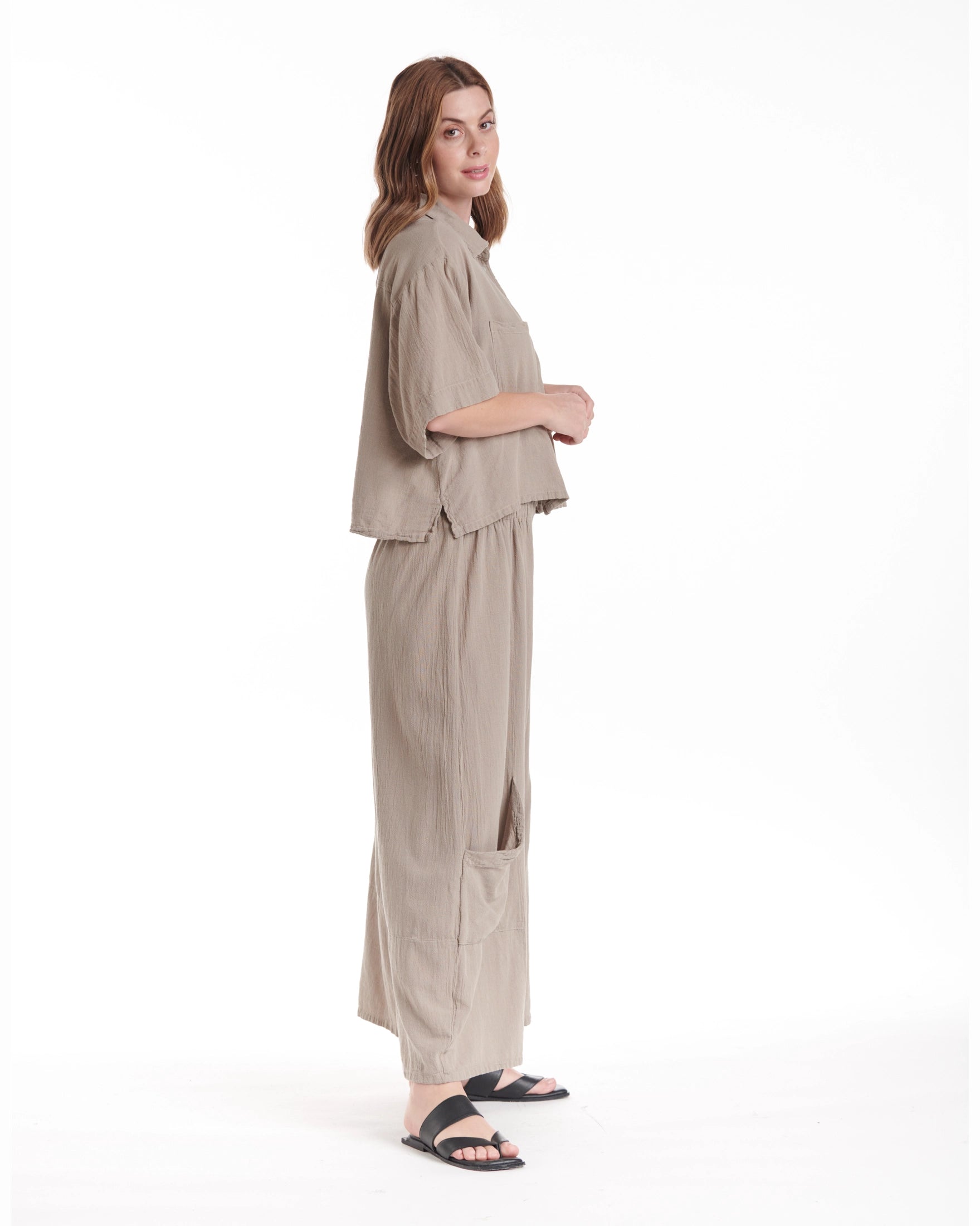 Lena Cotton Gauze Blouse – New Arrival-Oh My Gauze