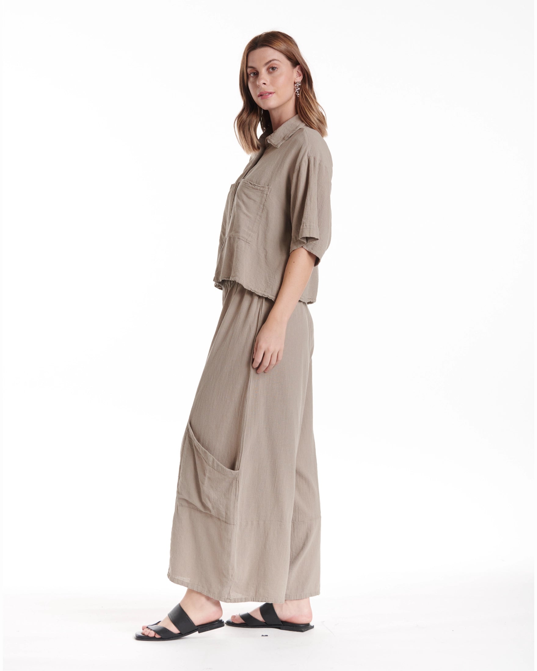 Lena Cotton Gauze Blouse – New Arrival-Oh My Gauze