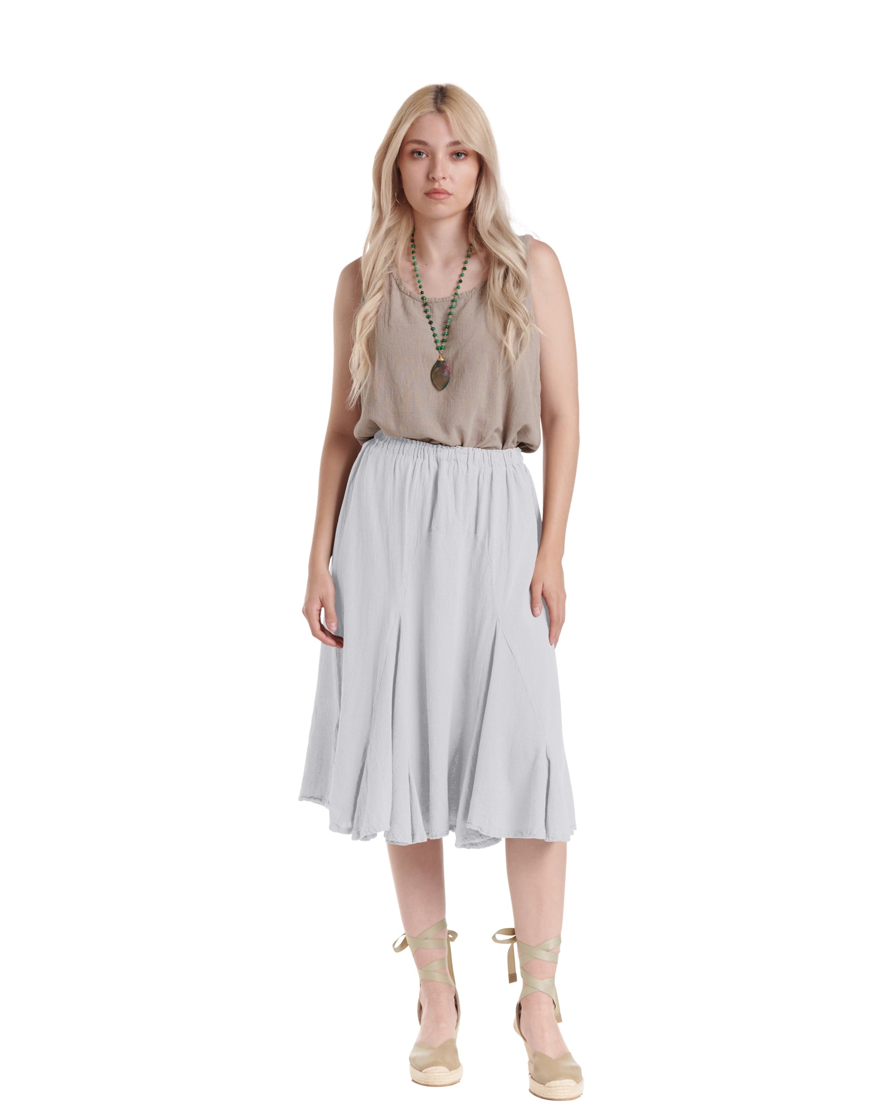 Leona Cotton Gauze Skirt – New Arrival-Oh My Gauze