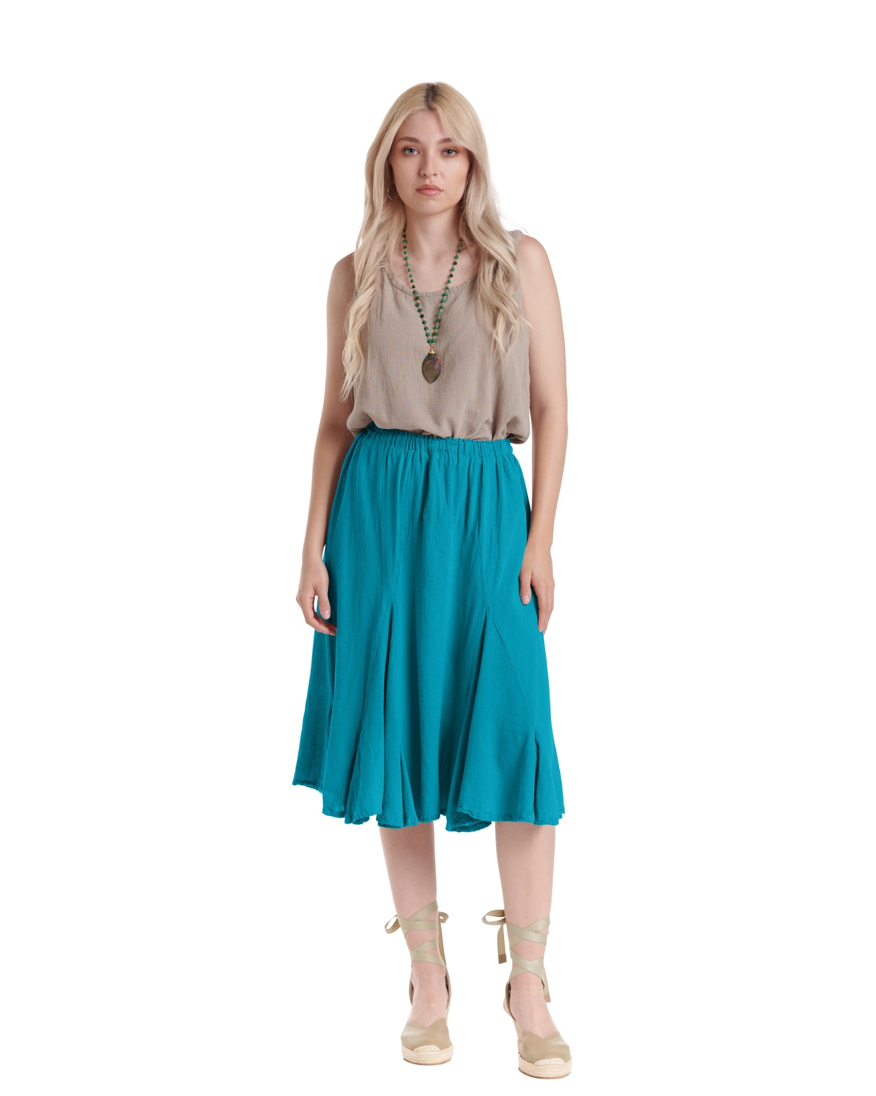 Leona Cotton Gauze Skirt – New Arrival-Oh My Gauze