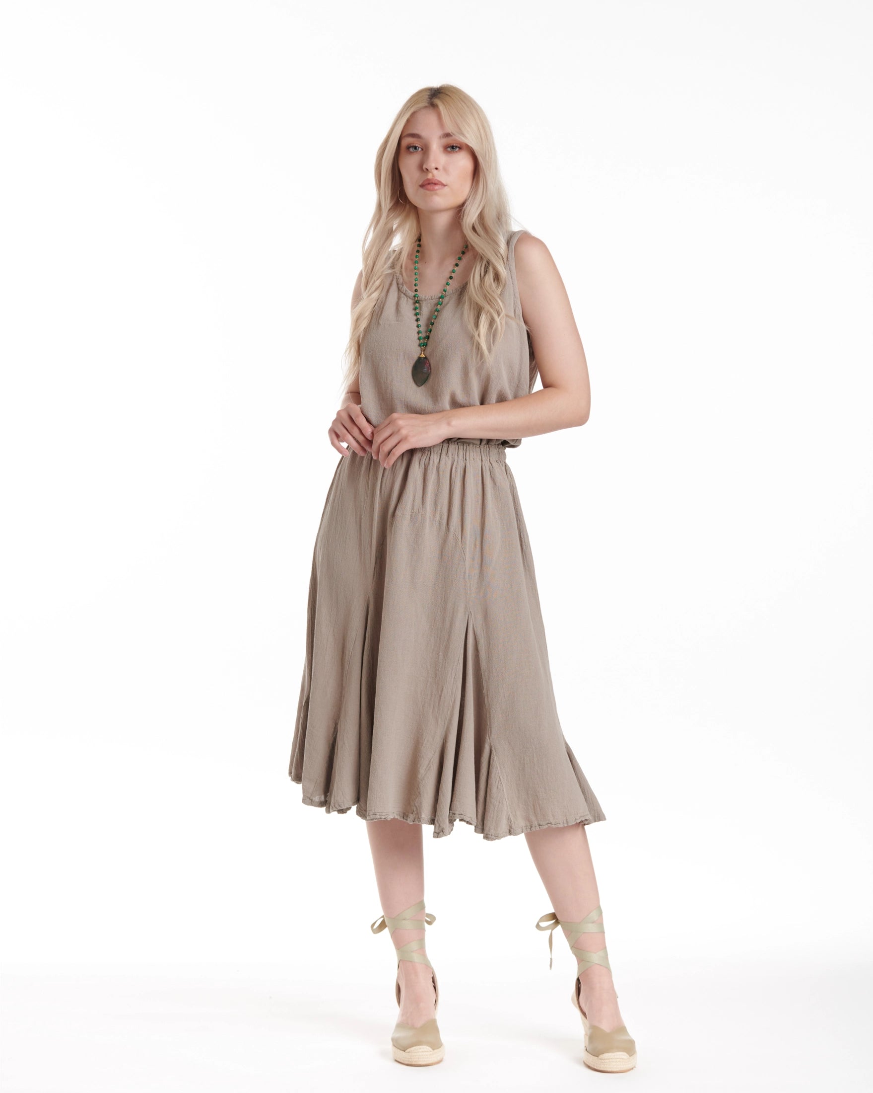 Leona Cotton Gauze Skirt – New Arrival-Oh My Gauze
