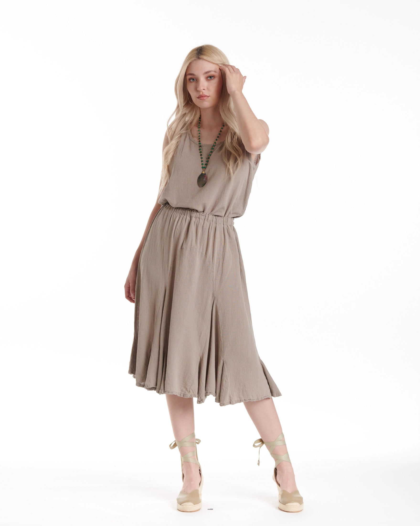 Leona Cotton Gauze Skirt – New Arrival-Oh My Gauze