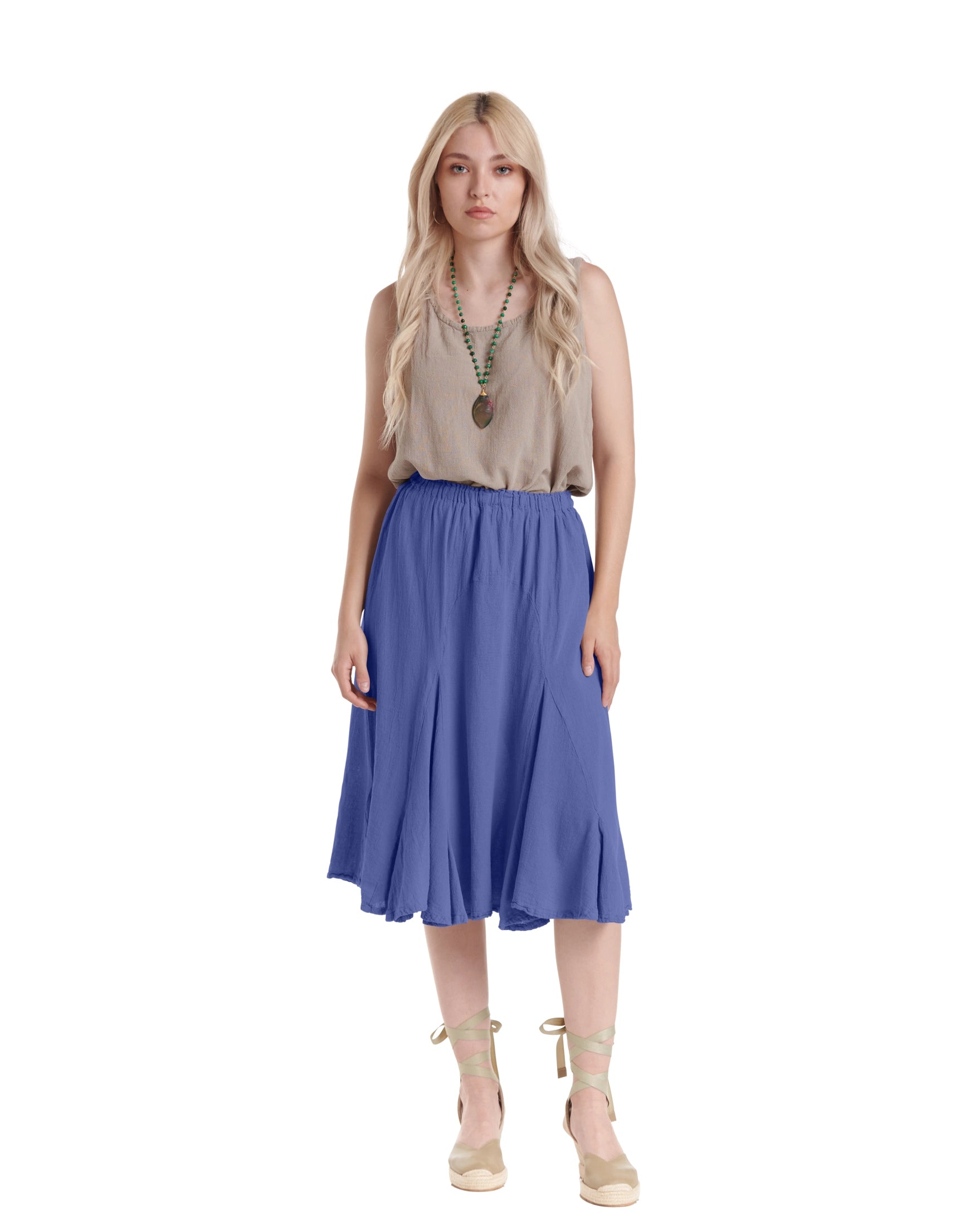 Leona Cotton Gauze Skirt – New Arrival-Oh My Gauze