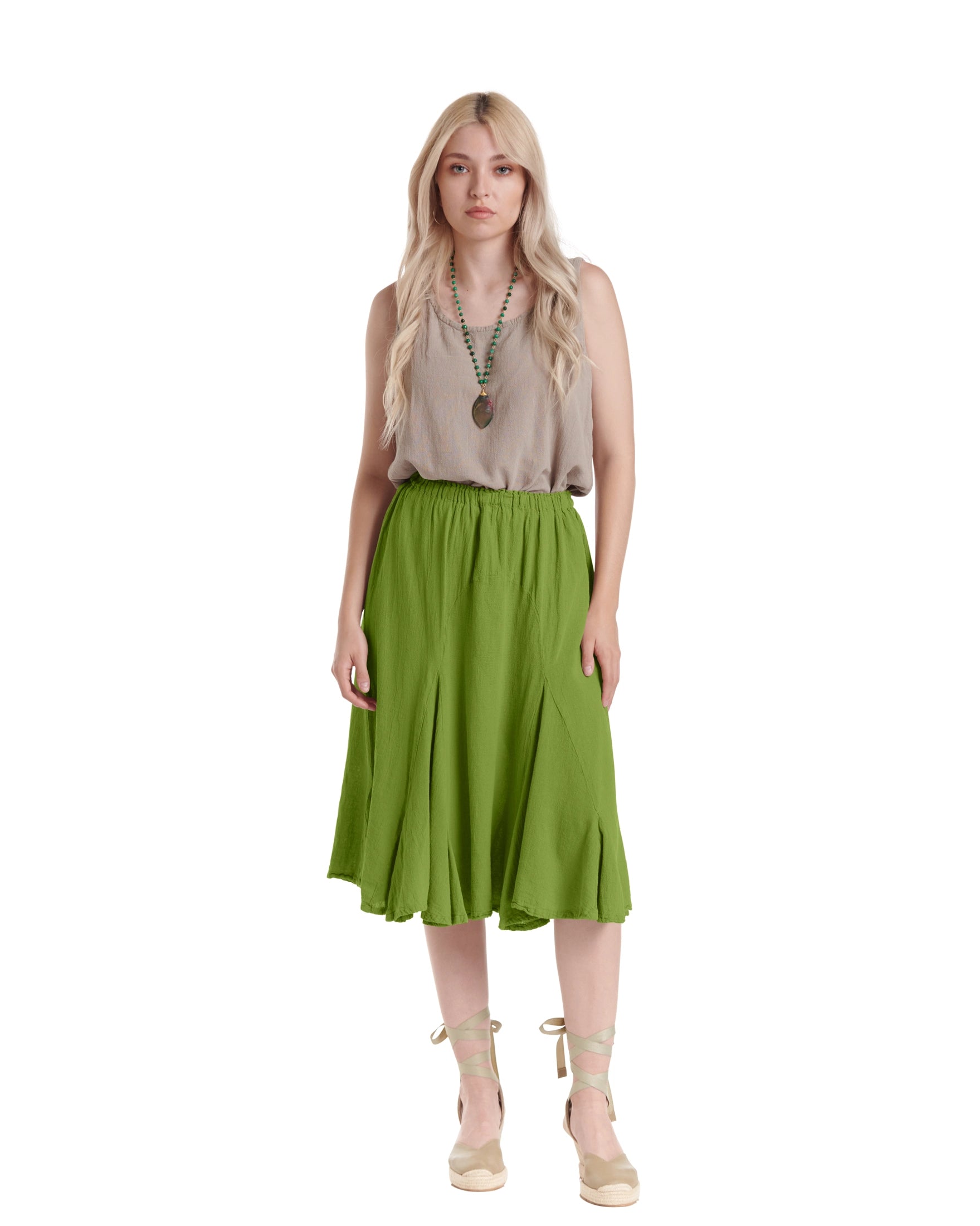 Leona Cotton Gauze Skirt – New Arrival-Oh My Gauze