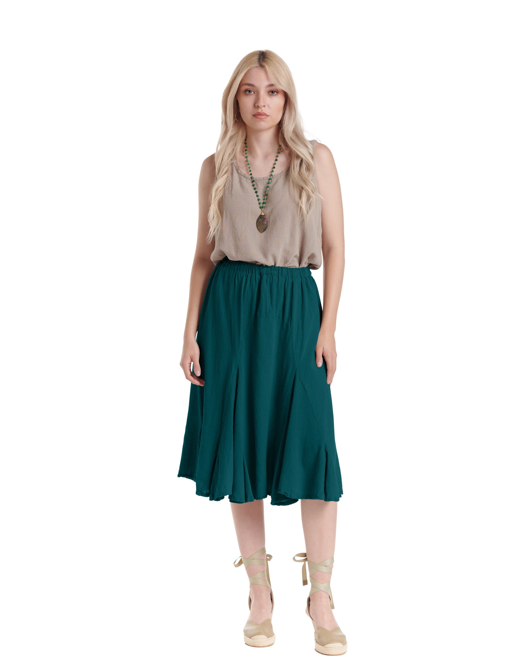 Leona Cotton Gauze Skirt – New Arrival-Oh My Gauze