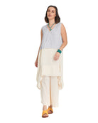 Luisa Crop Cotton Gauze Blouse-Oh My Gauze