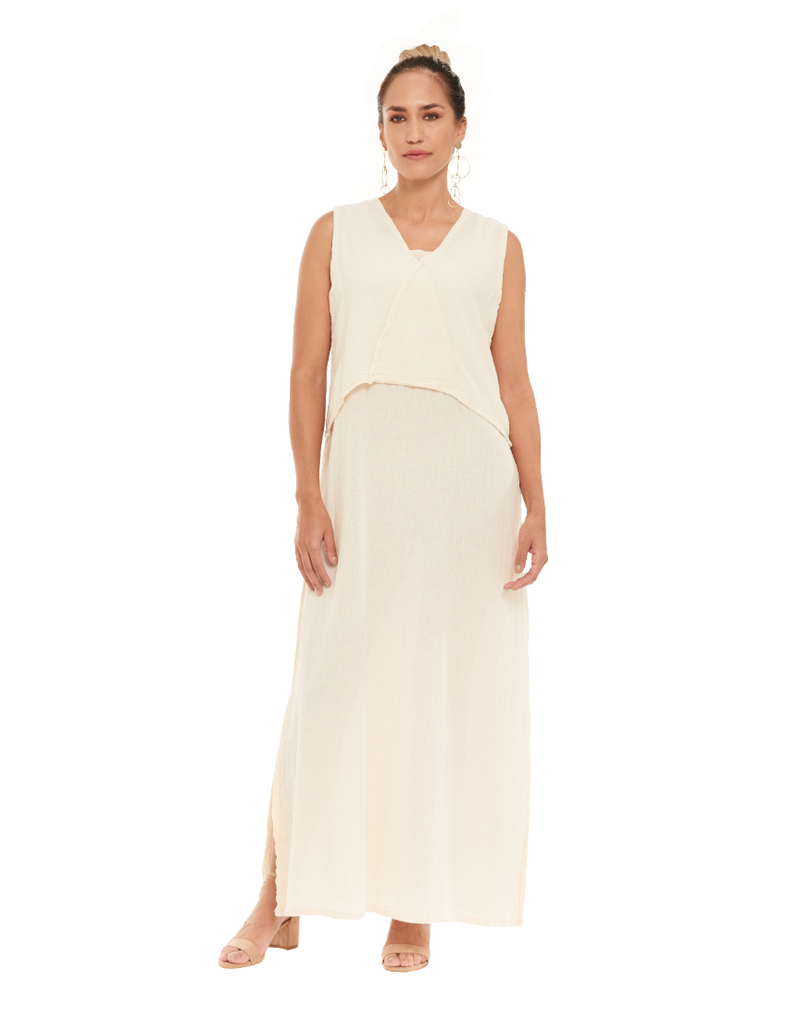 Luisa Crop Cotton Gauze Blouse-Oh My Gauze
