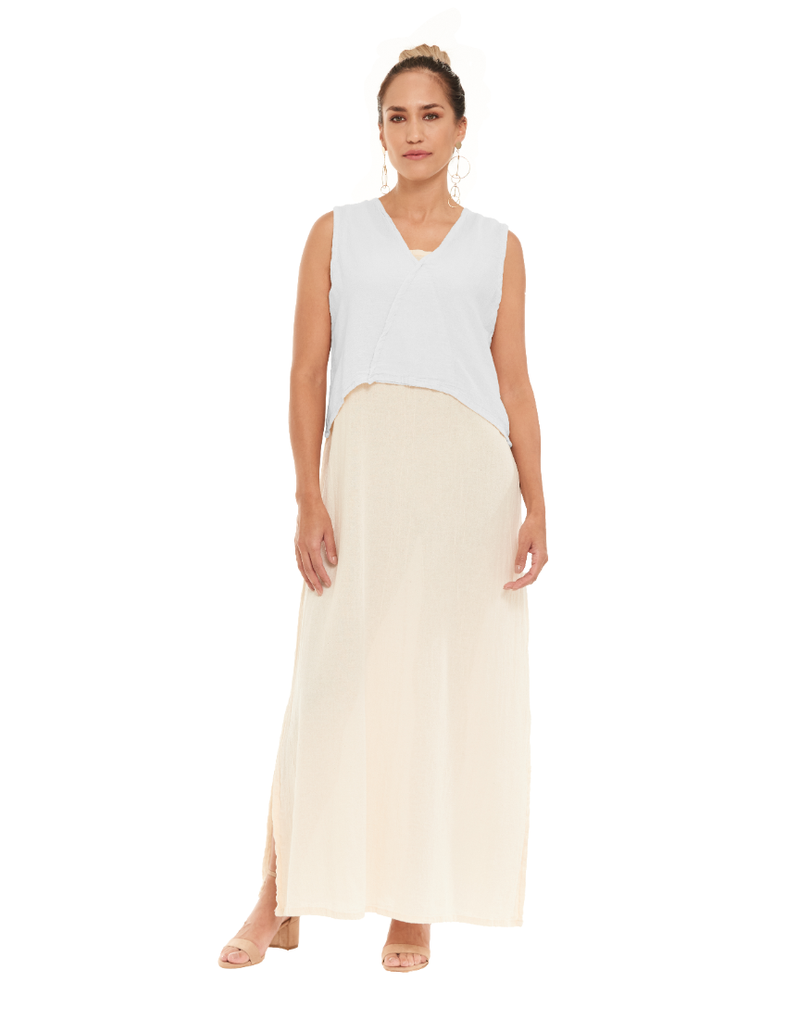 Luisa Crop Cotton Gauze Blouse-Oh My Gauze