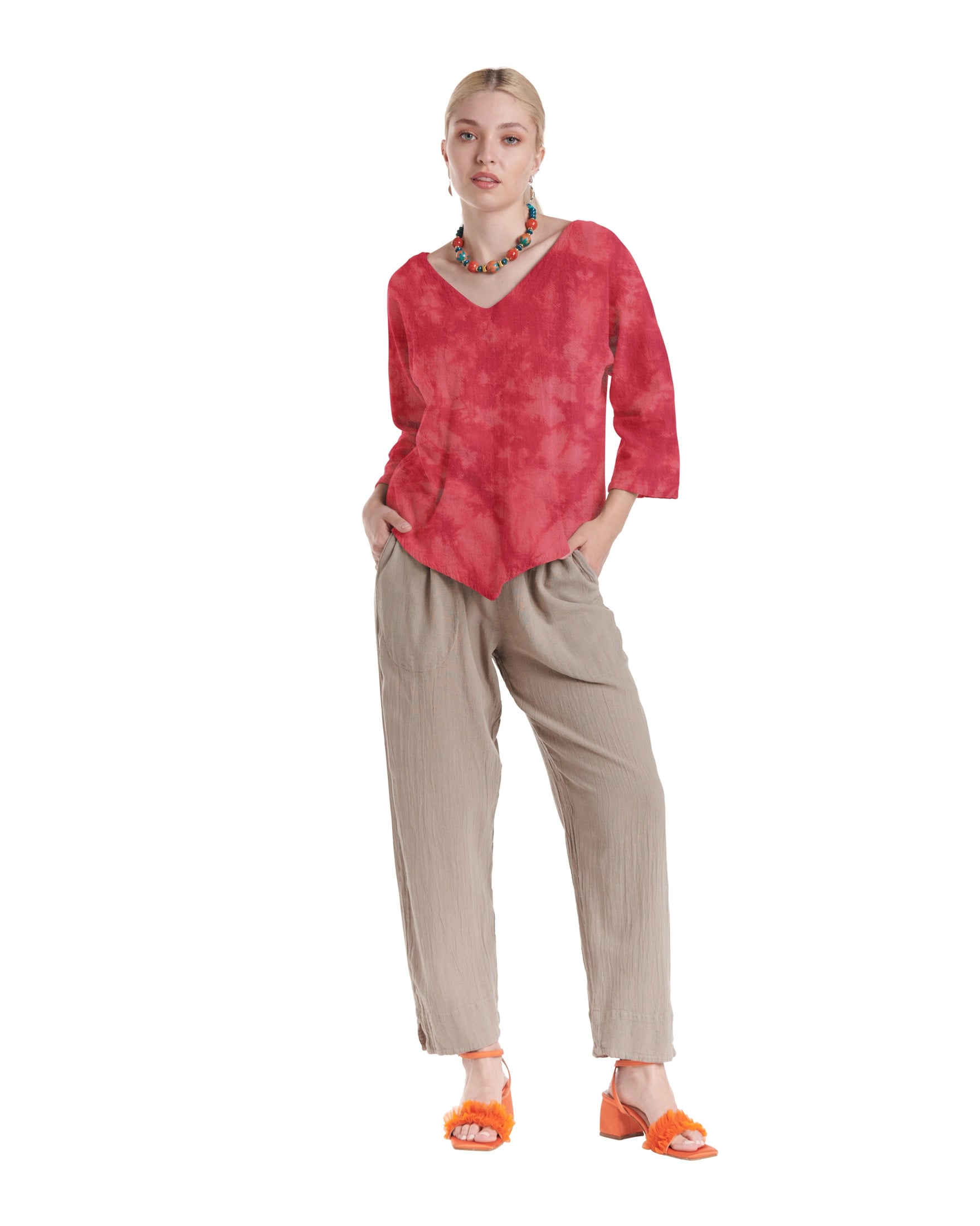 Lynn Cotton Gauze Blouse-Oh My Gauze