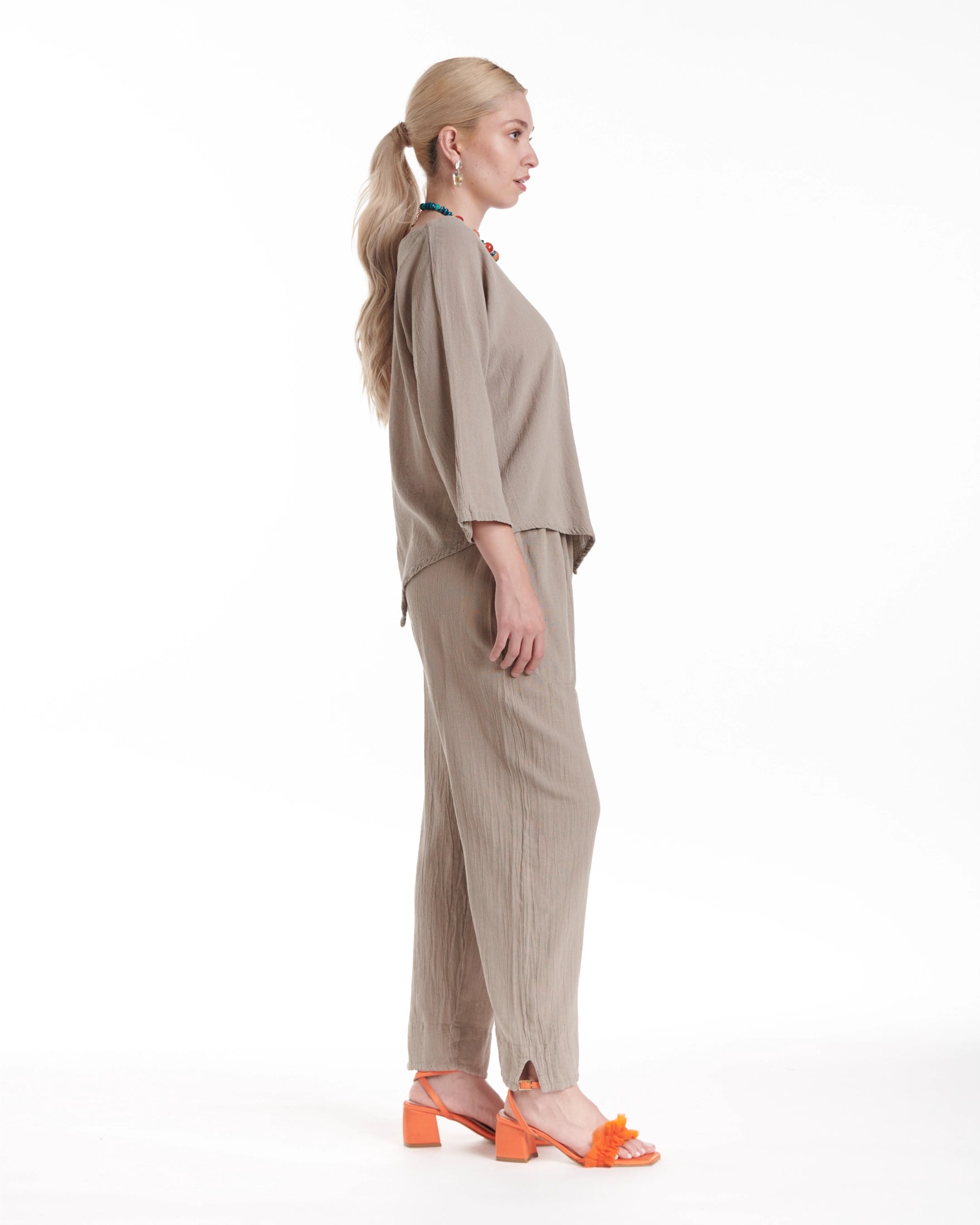 Lynn Cotton Gauze Blouse-Oh My Gauze