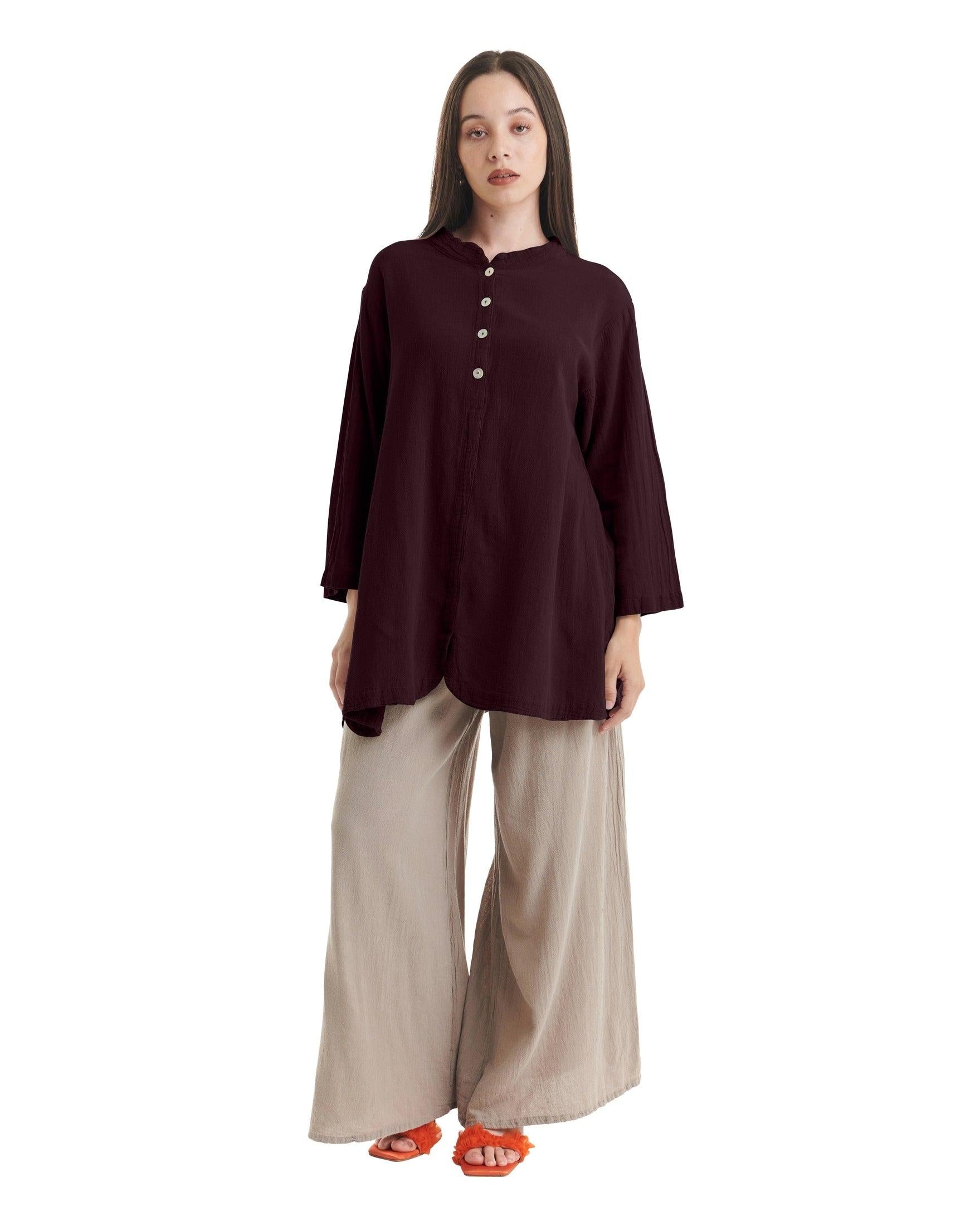 Mantra Cotton Gauze Blouse-Oh My Gauze