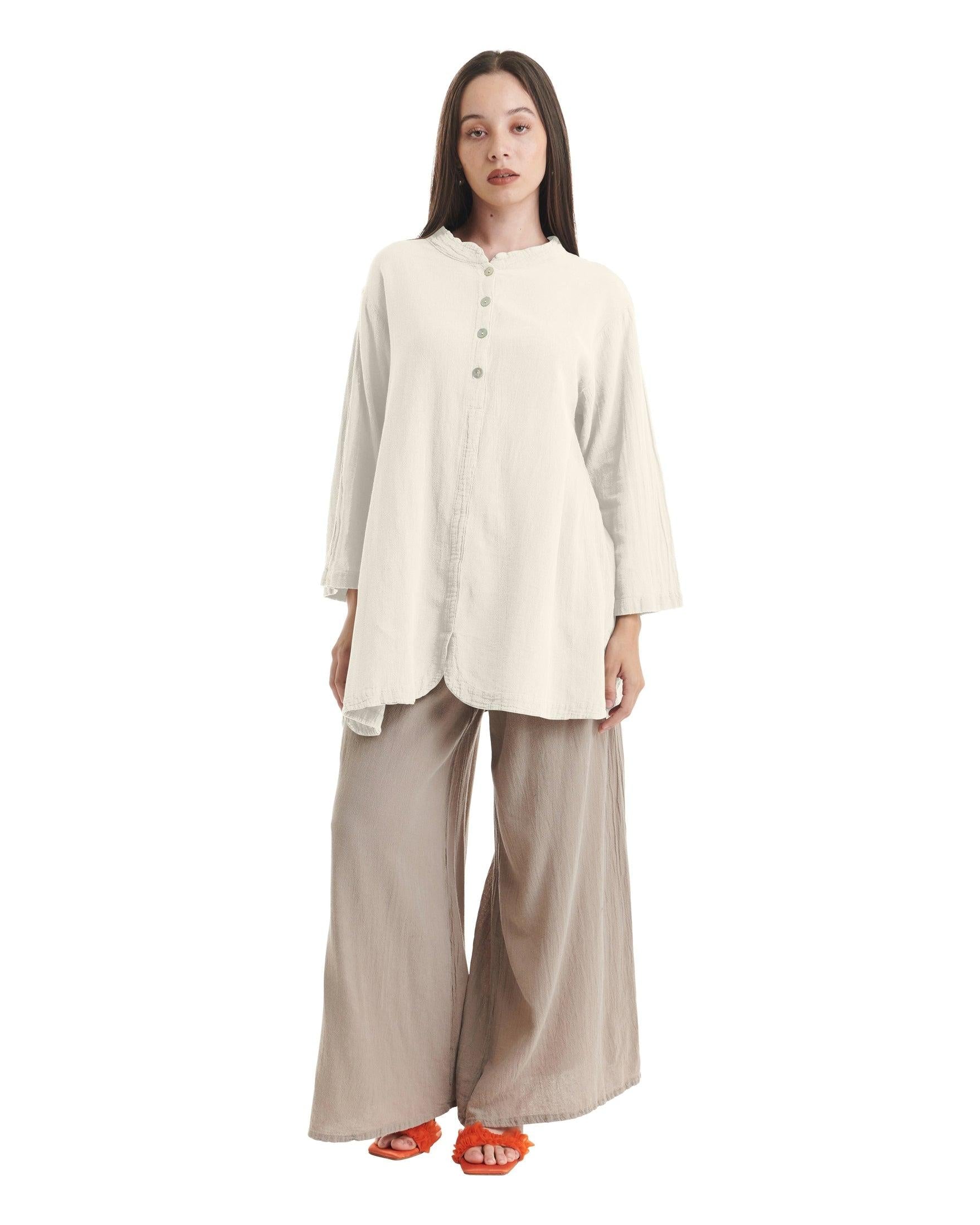 Mantra Cotton Gauze Blouse-Oh My Gauze