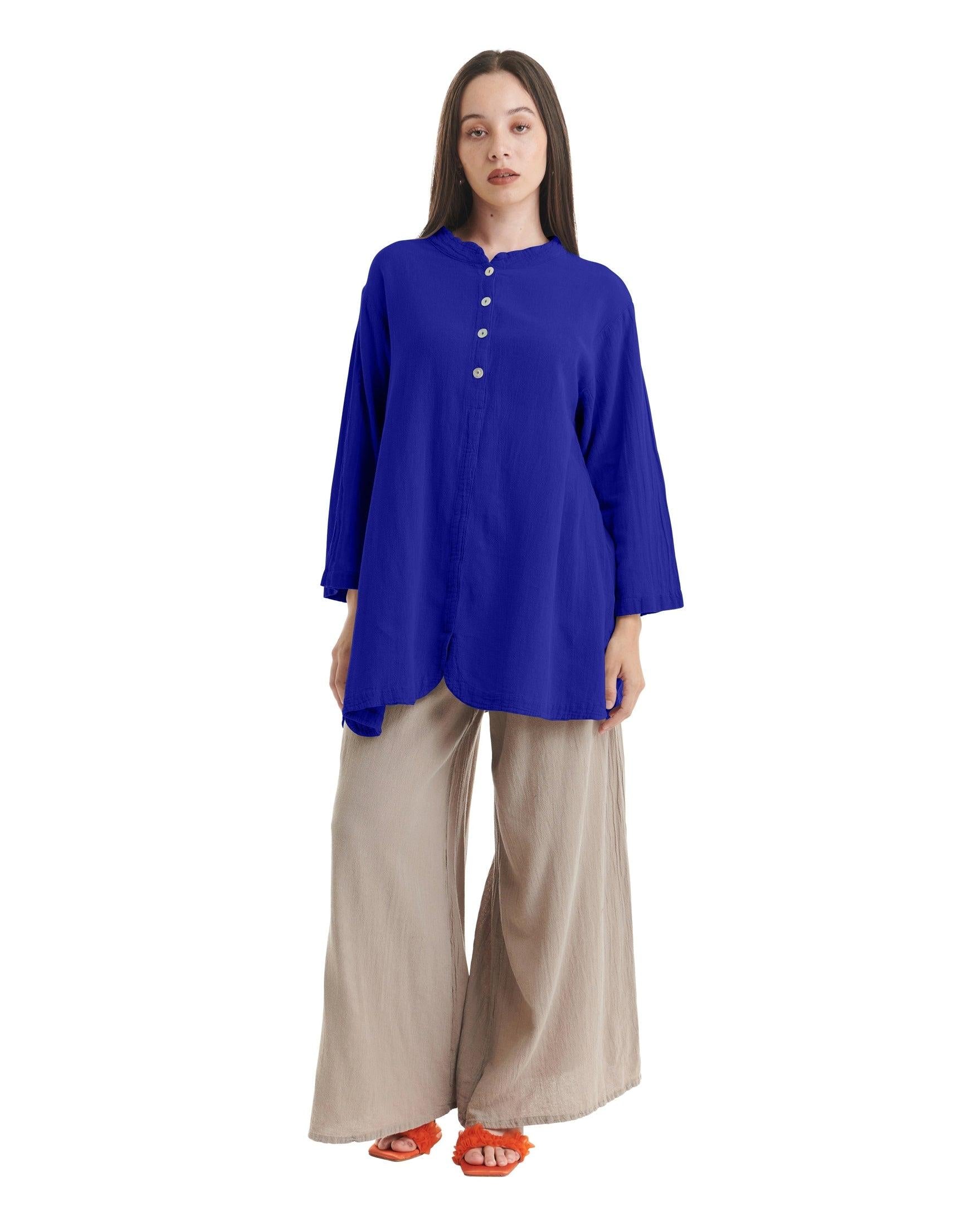 Mantra Cotton Gauze Blouse-Oh My Gauze