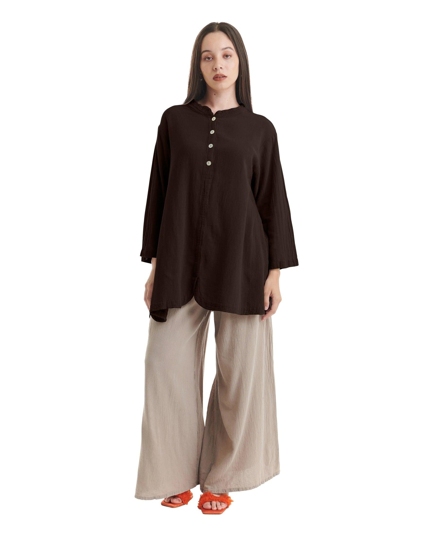 Mantra Cotton Gauze Blouse-Oh My Gauze