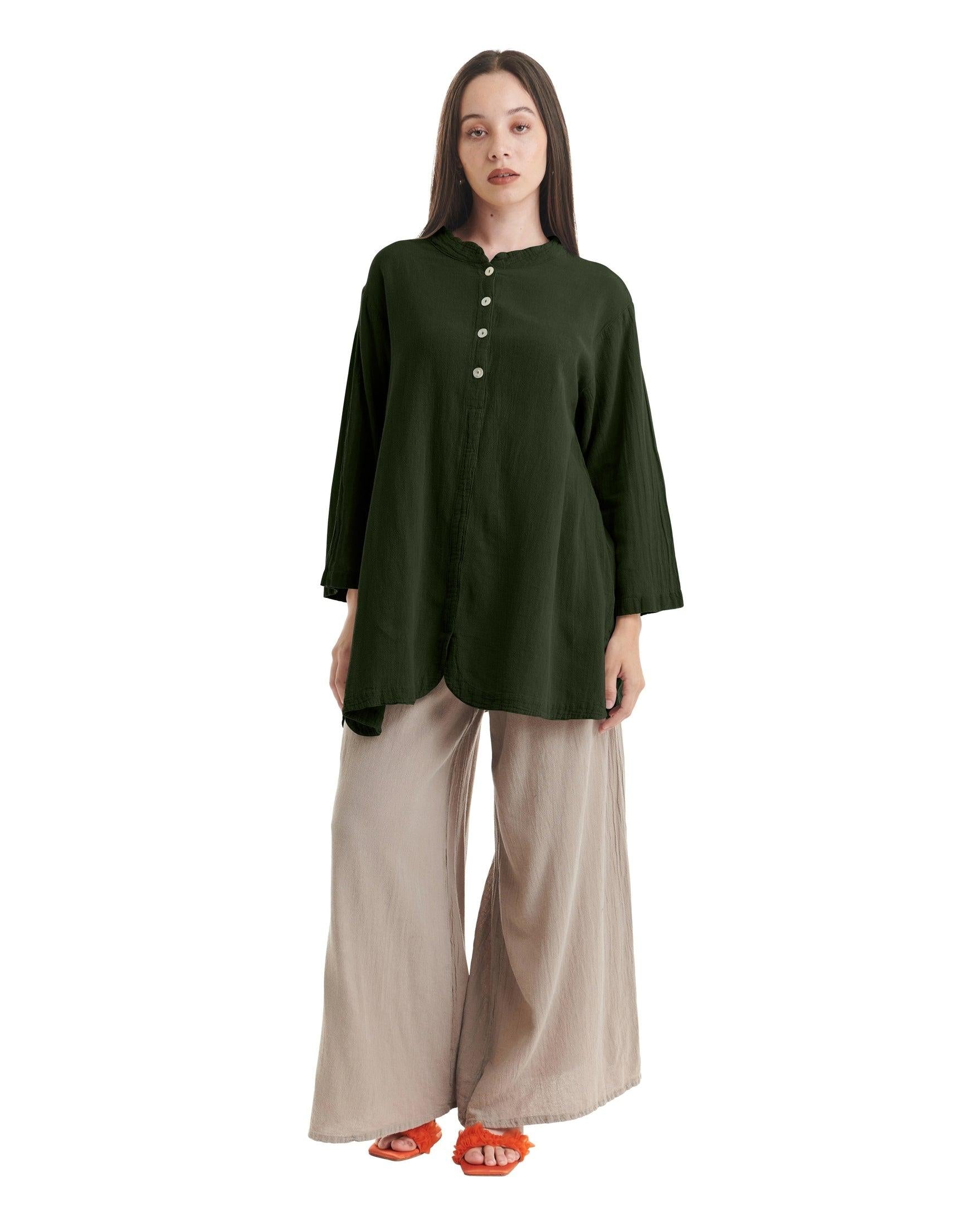 Mantra Cotton Gauze Blouse-Oh My Gauze