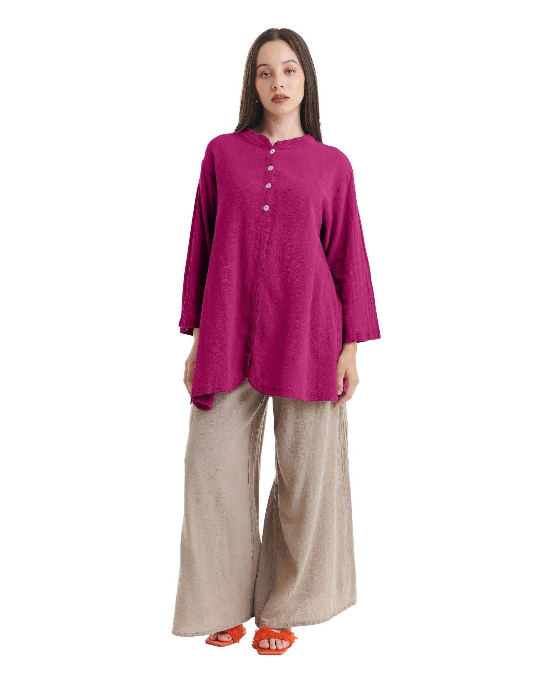 Mantra Cotton Gauze Blouse-Oh My Gauze