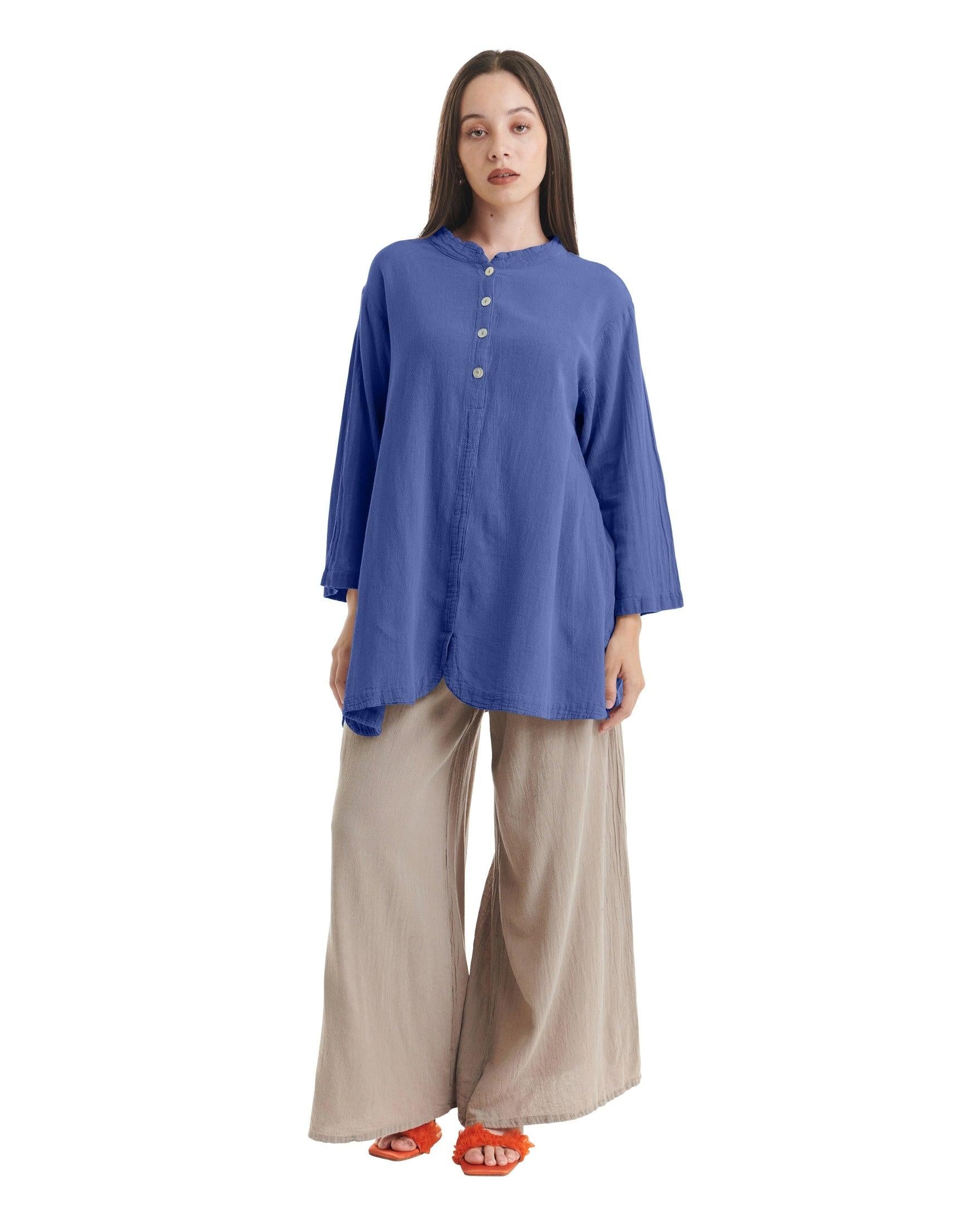 Mantra Cotton Gauze Blouse-Oh My Gauze