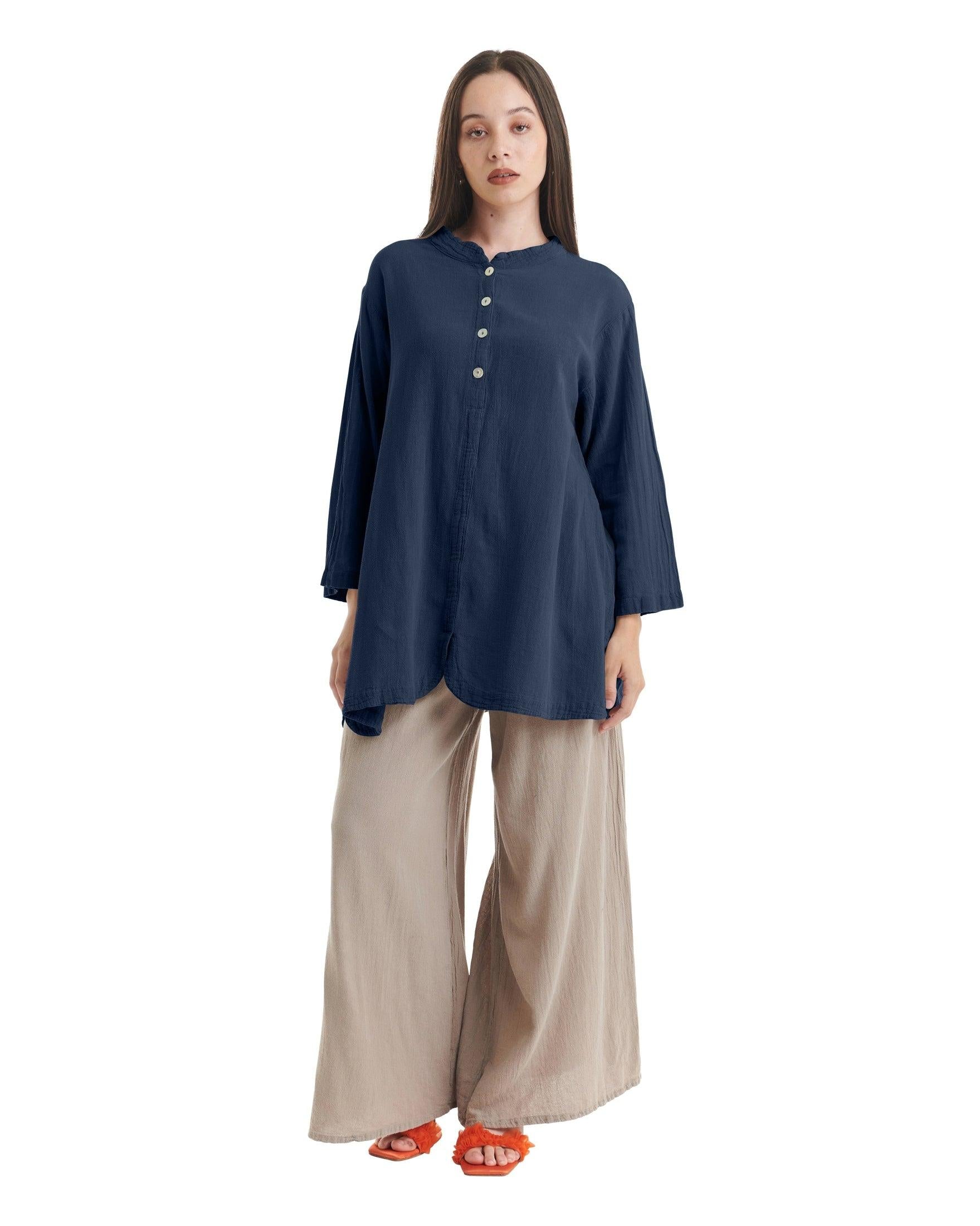 Mantra Cotton Gauze Blouse-Oh My Gauze
