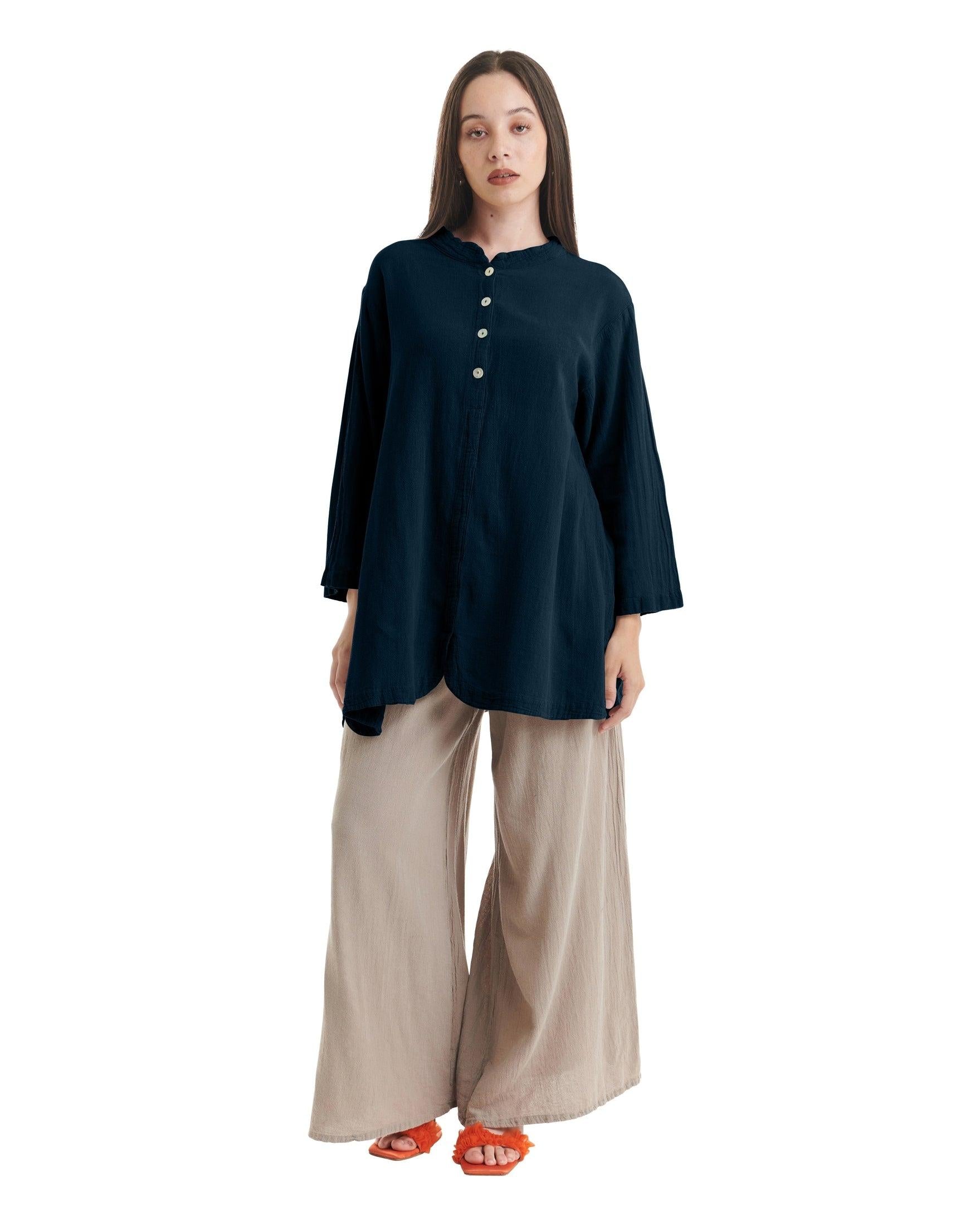 Mantra Cotton Gauze Blouse-Oh My Gauze