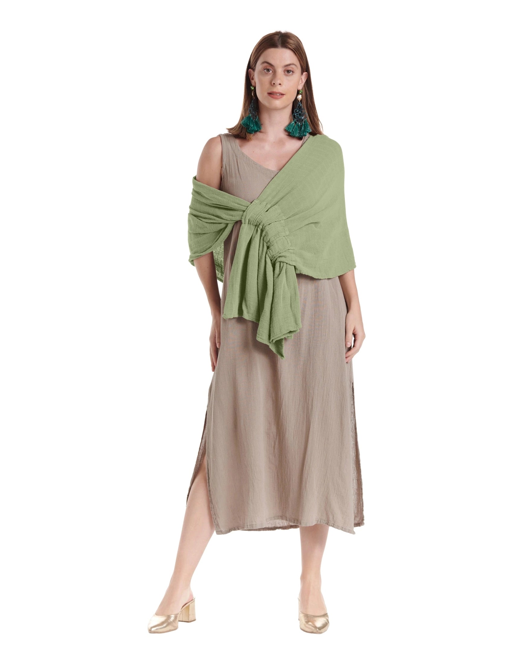 Marie Cotton Gauze Shawl-Oh My Gauze