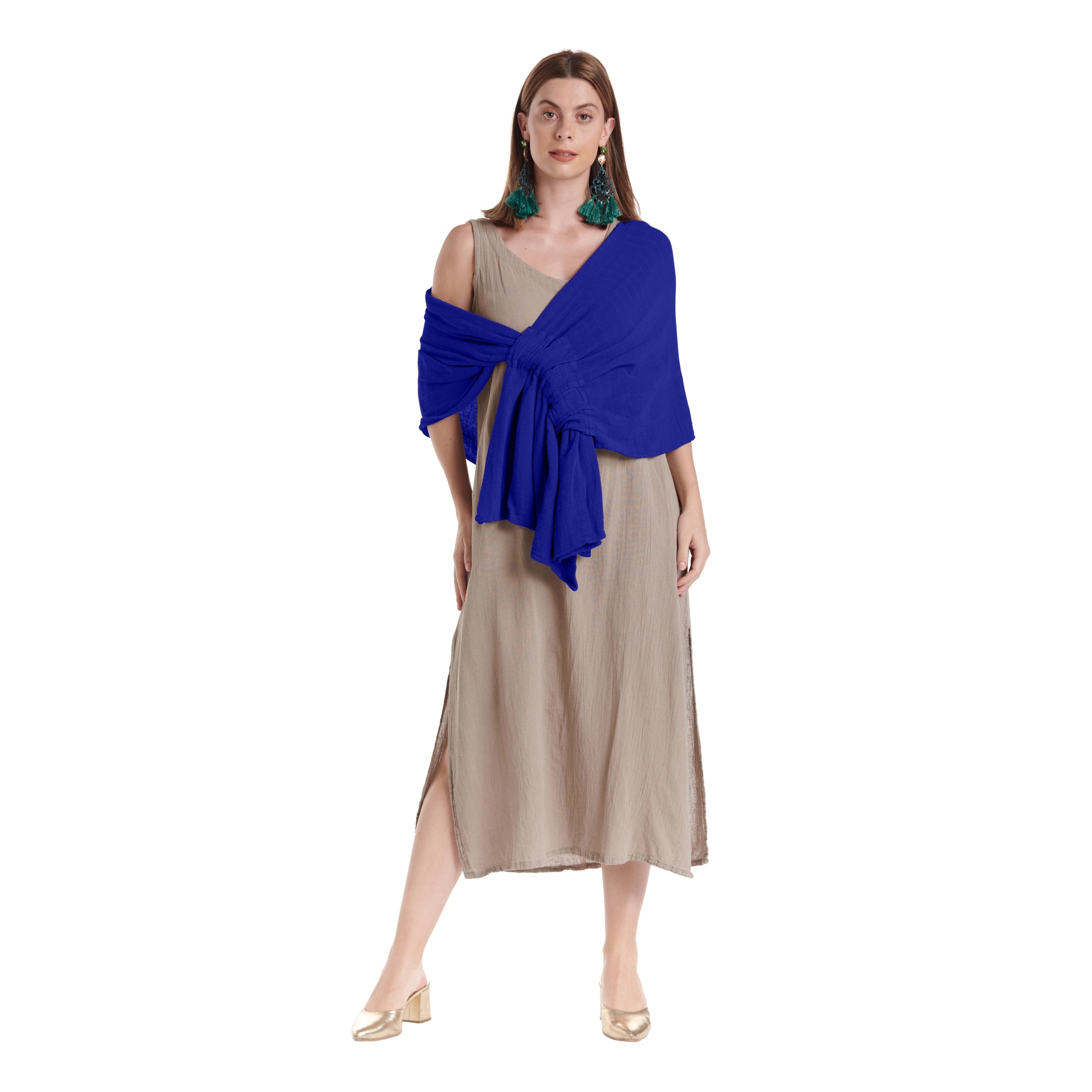 Marie Cotton Gauze Shawl-Oh My Gauze