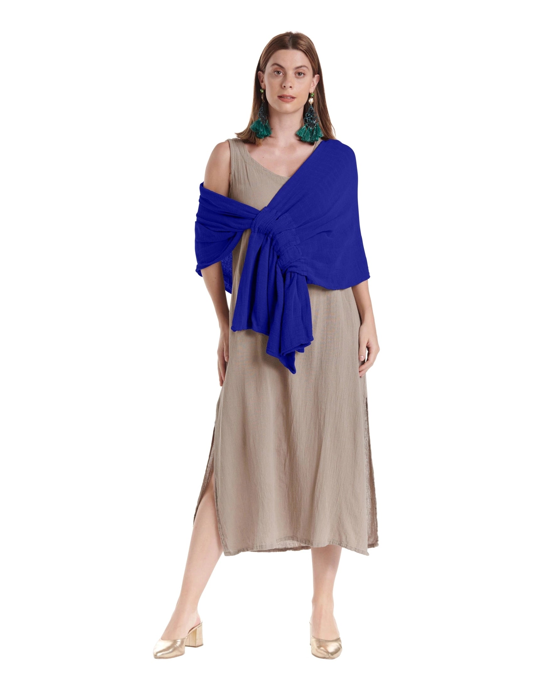 Marie Cotton Gauze Shawl-Oh My Gauze