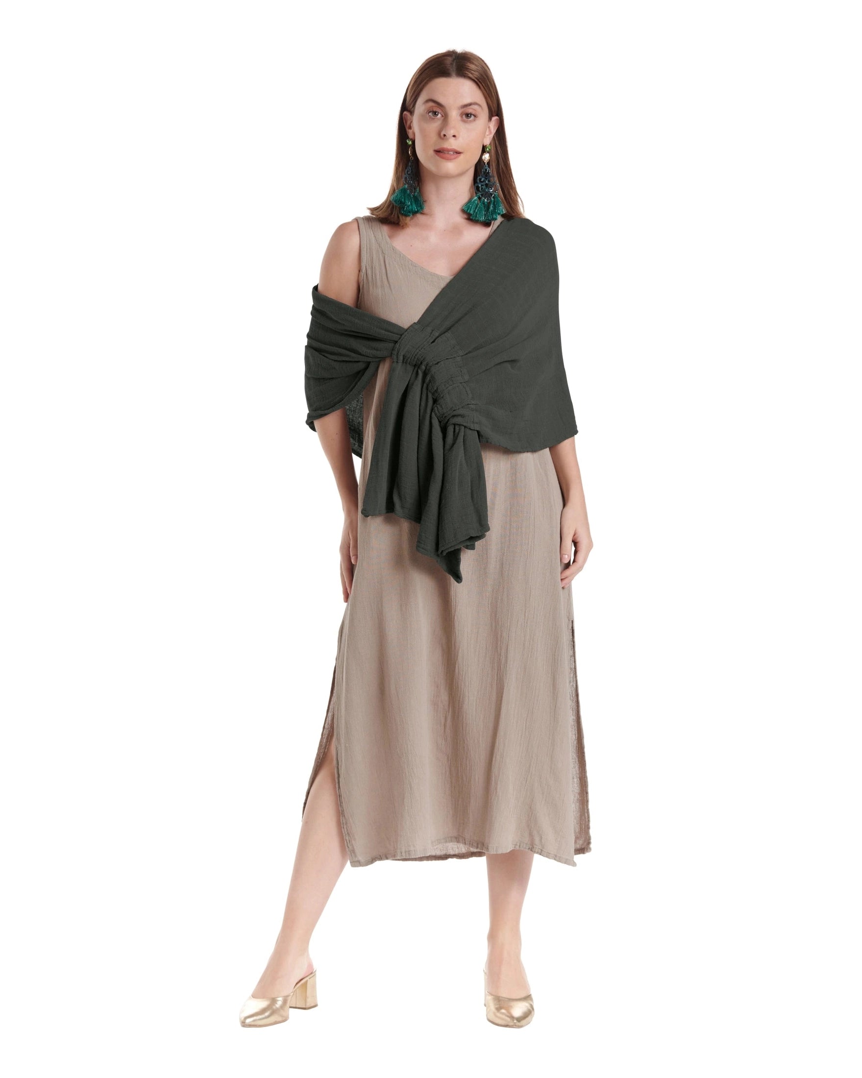 Marie Cotton Gauze Shawl-Oh My Gauze