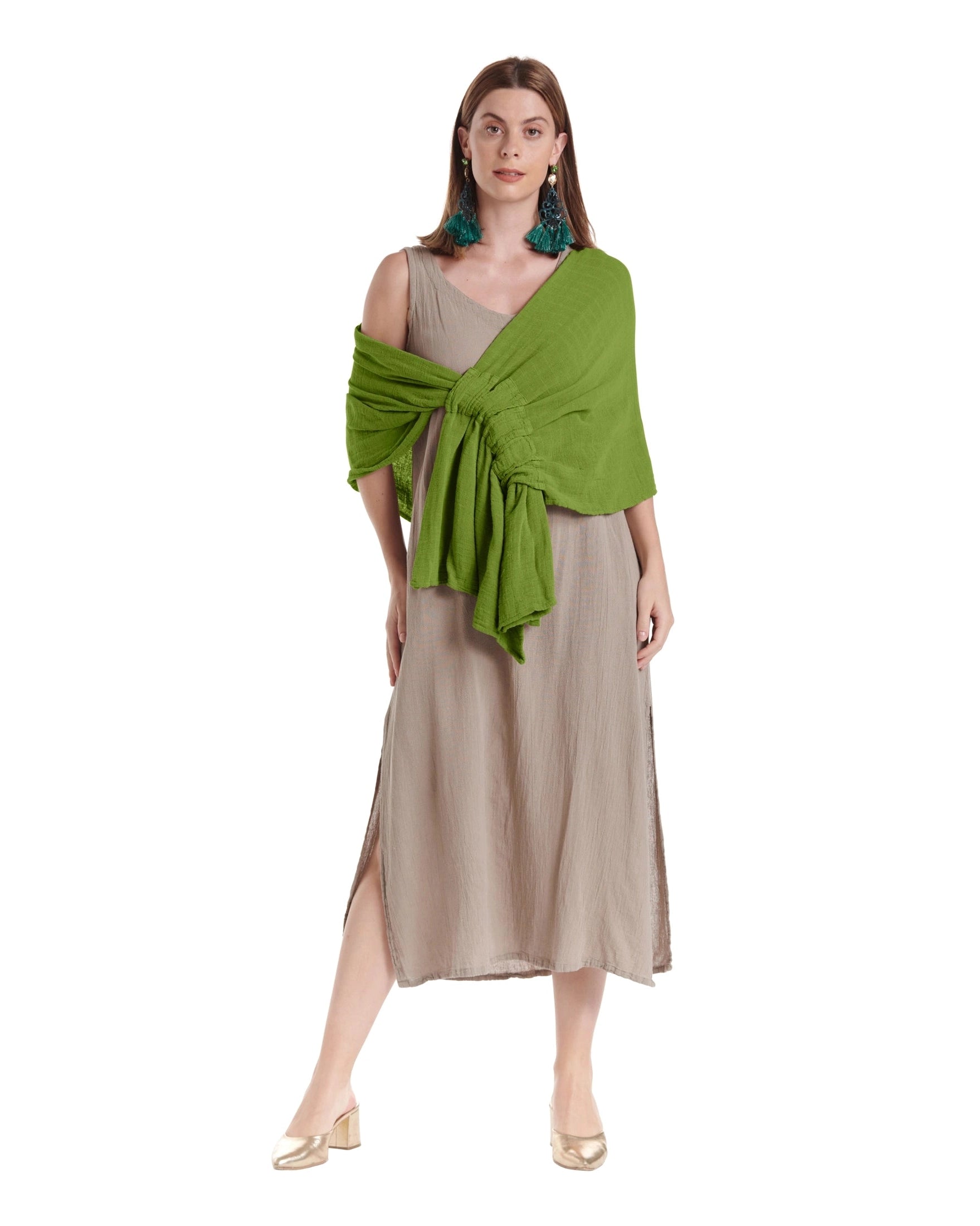 Marie Cotton Gauze Shawl-Oh My Gauze