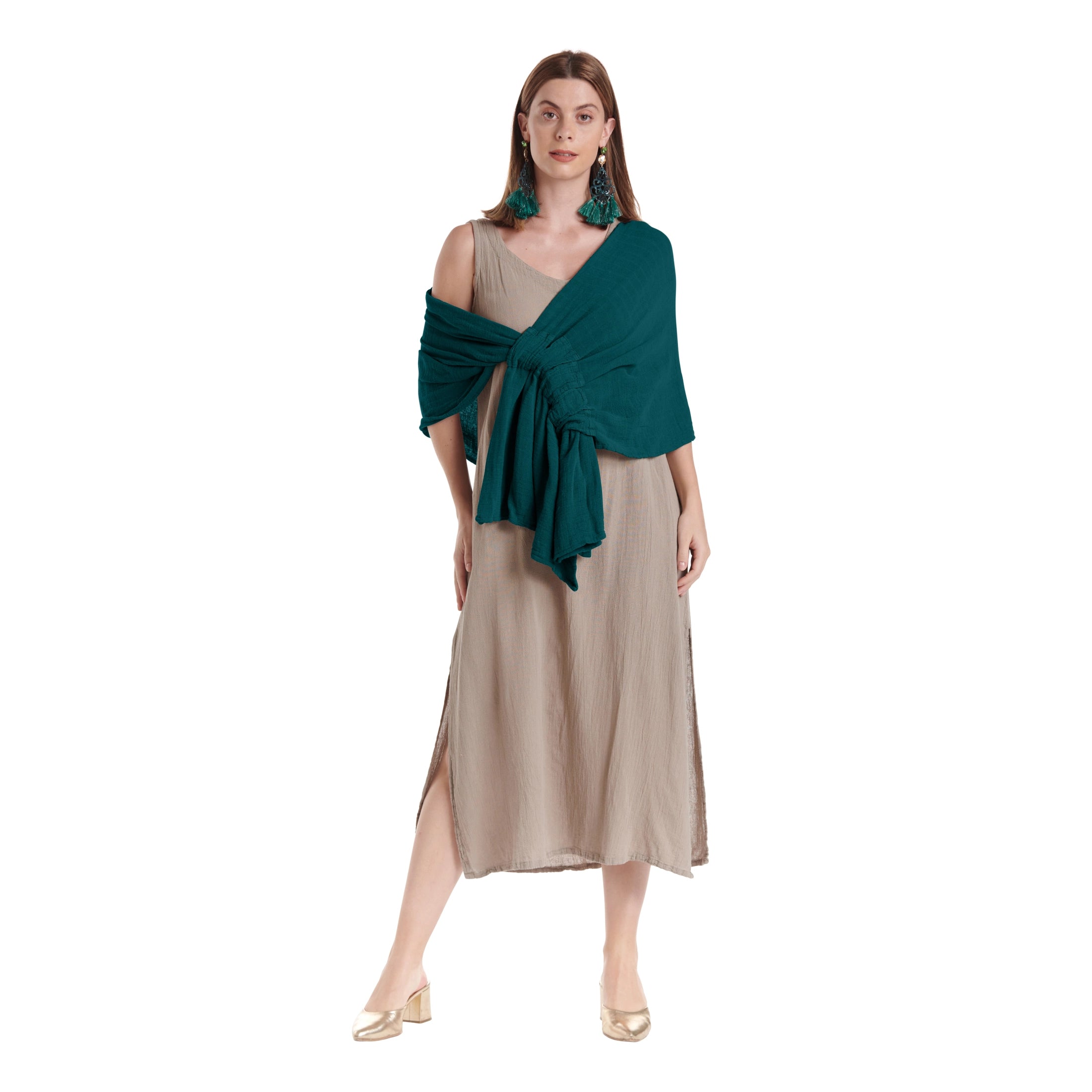Marie Cotton Gauze Shawl-Oh My Gauze