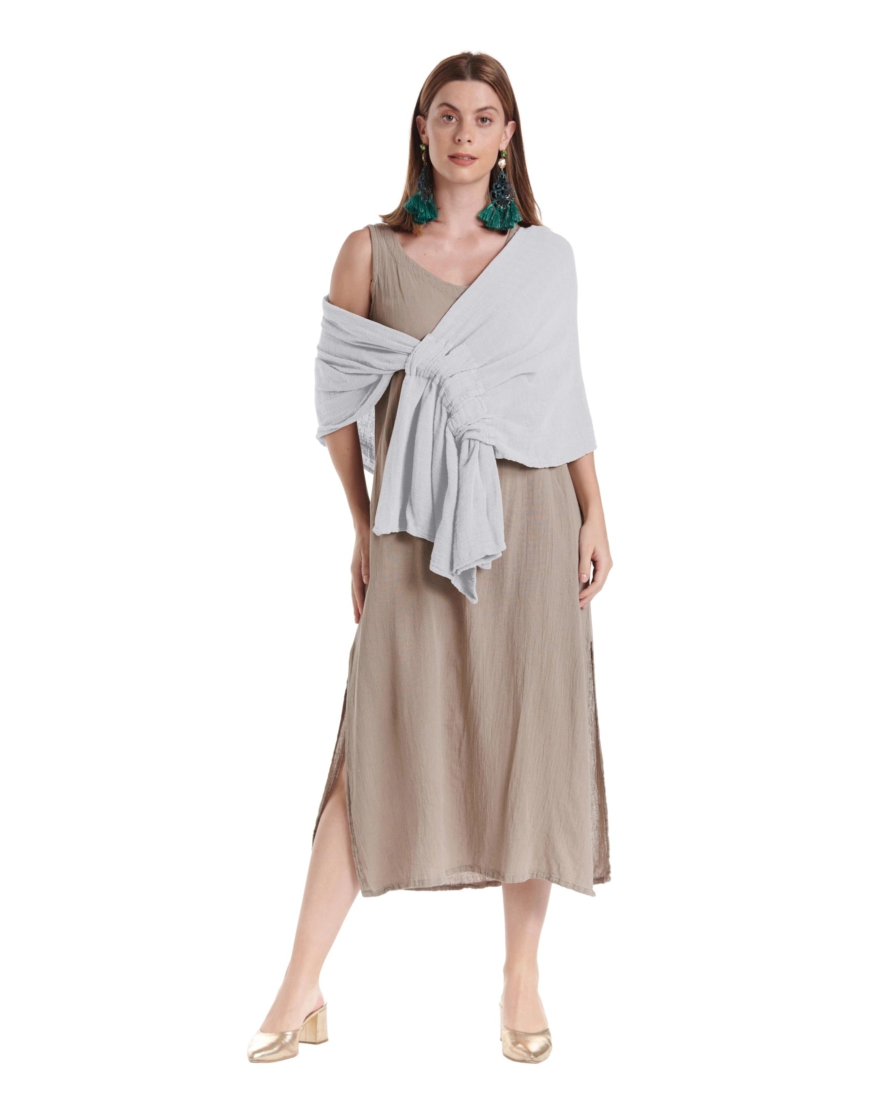 Marie Cotton Gauze Shawl-Oh My Gauze