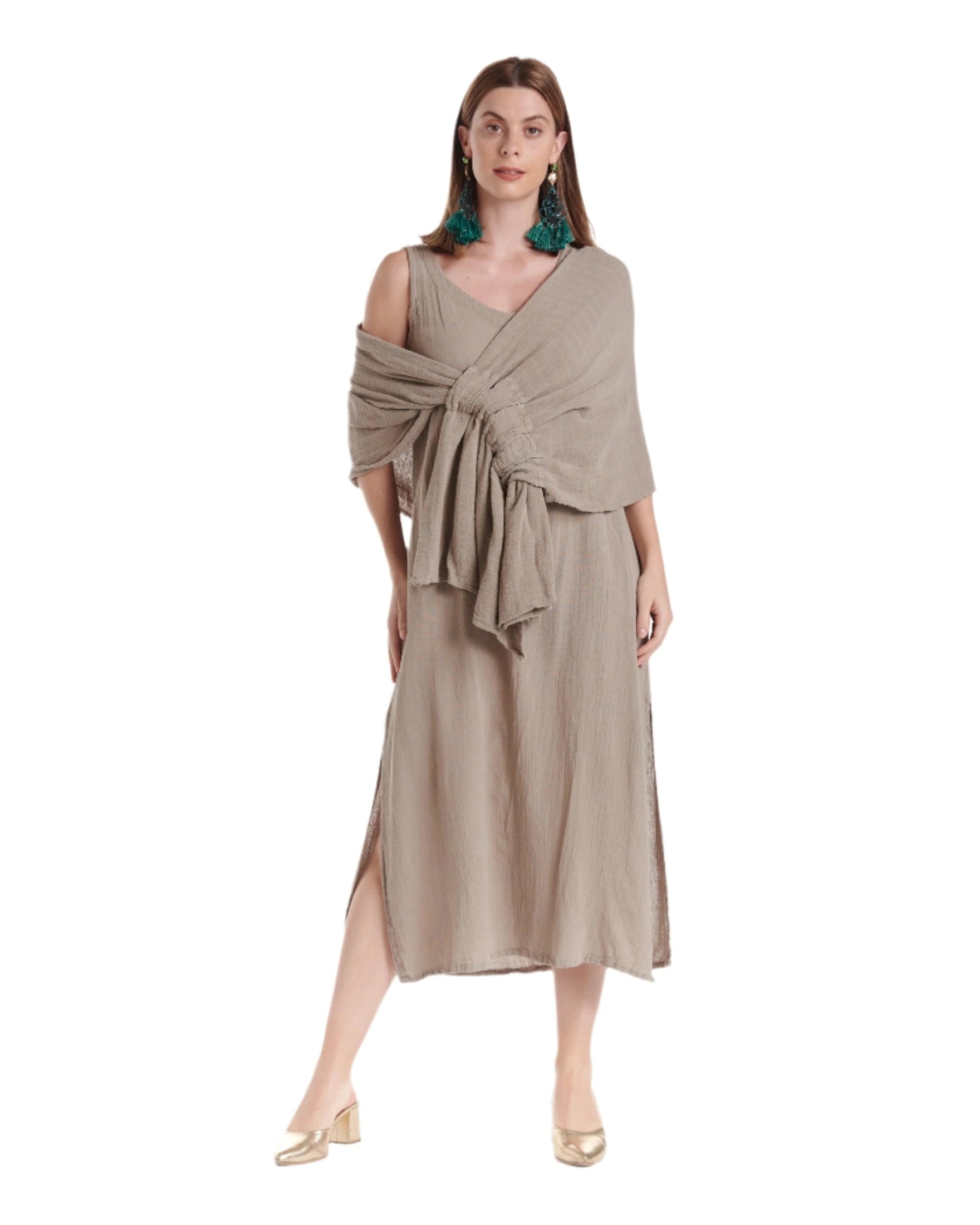 Marie Cotton Gauze Shawl-Oh My Gauze