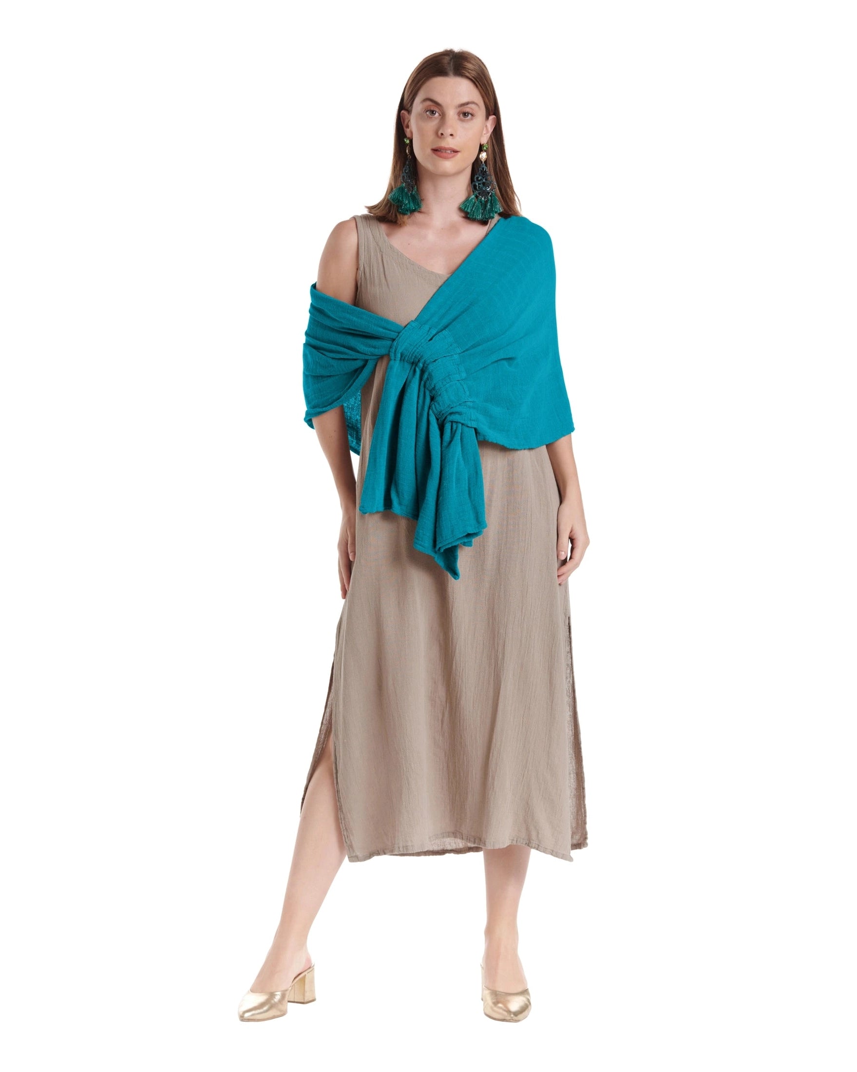 Marie Cotton Gauze Shawl-Oh My Gauze