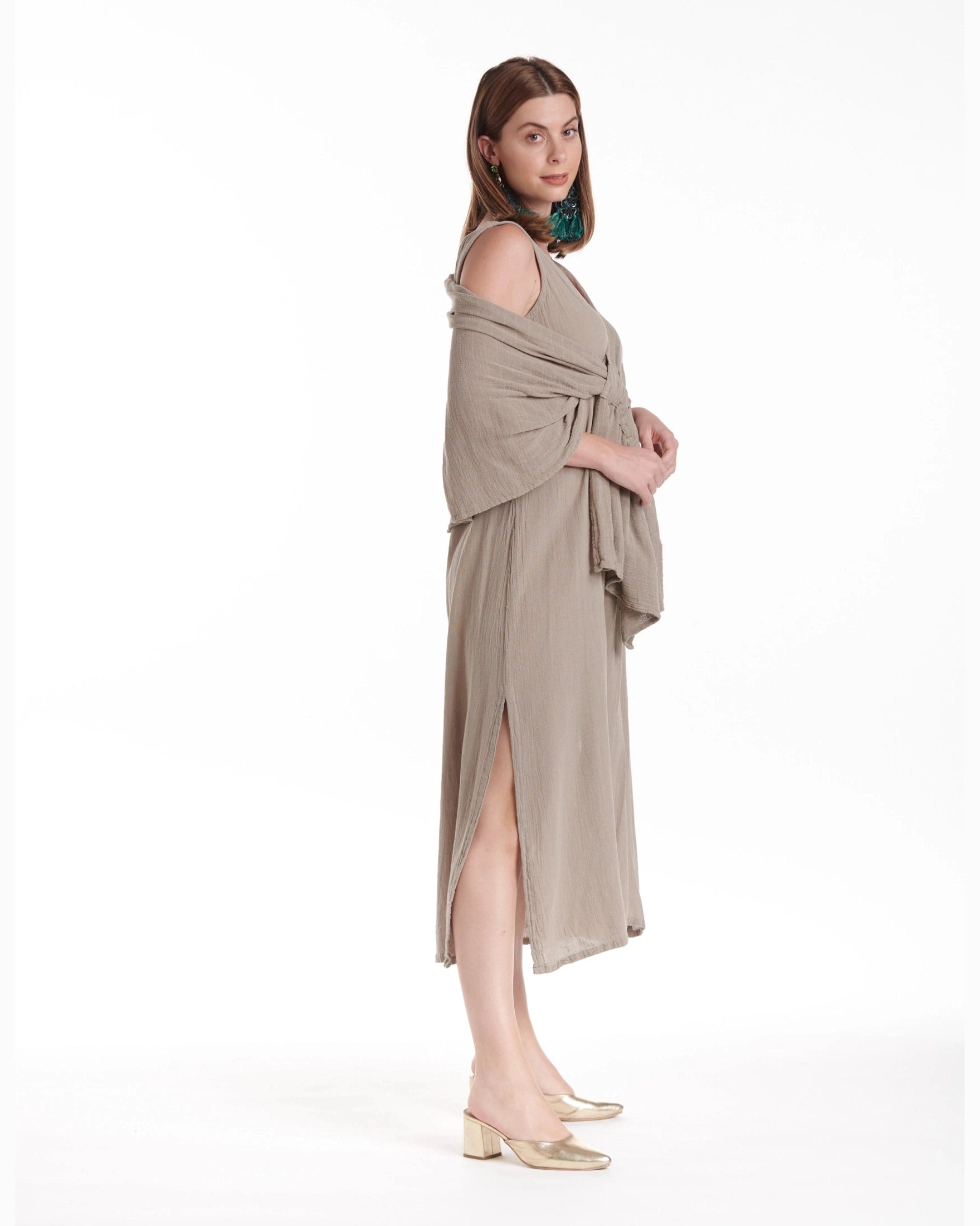 Marie Cotton Gauze Shawl-Oh My Gauze