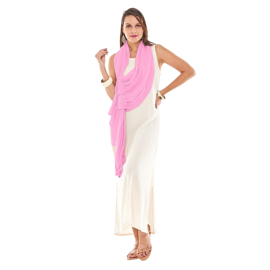 Marie Cotton Gauze Shawl-Oh My Gauze