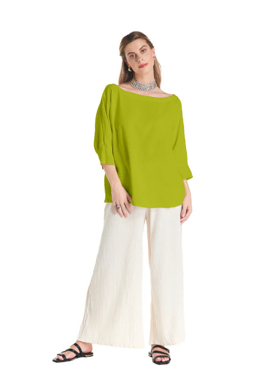 Marina Cotton Gauze Blouse - Final Sale-Oh My Gauze