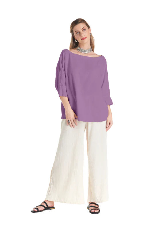 Marina Cotton Gauze Blouse - Final Sale-Oh My Gauze