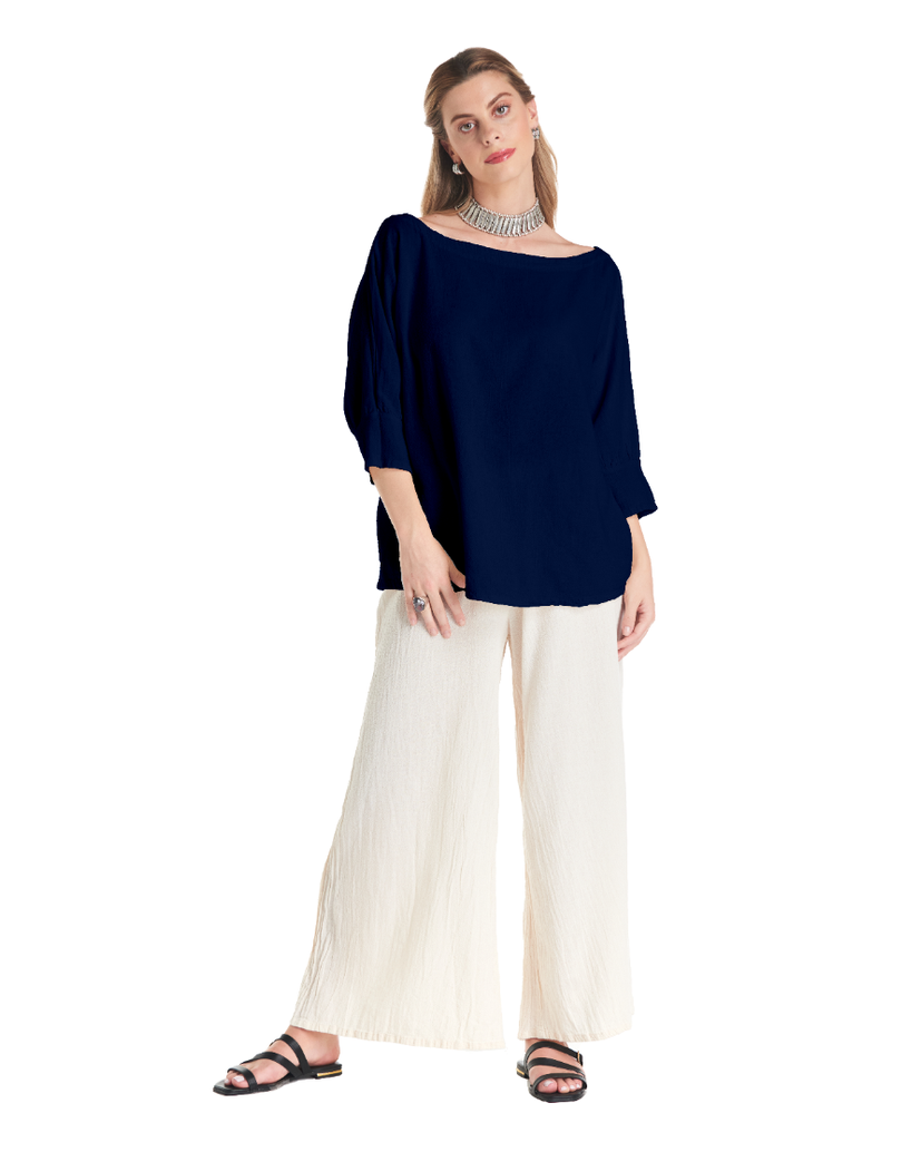 Marina Cotton Gauze Blouse – Final Sale-Oh My Gauze