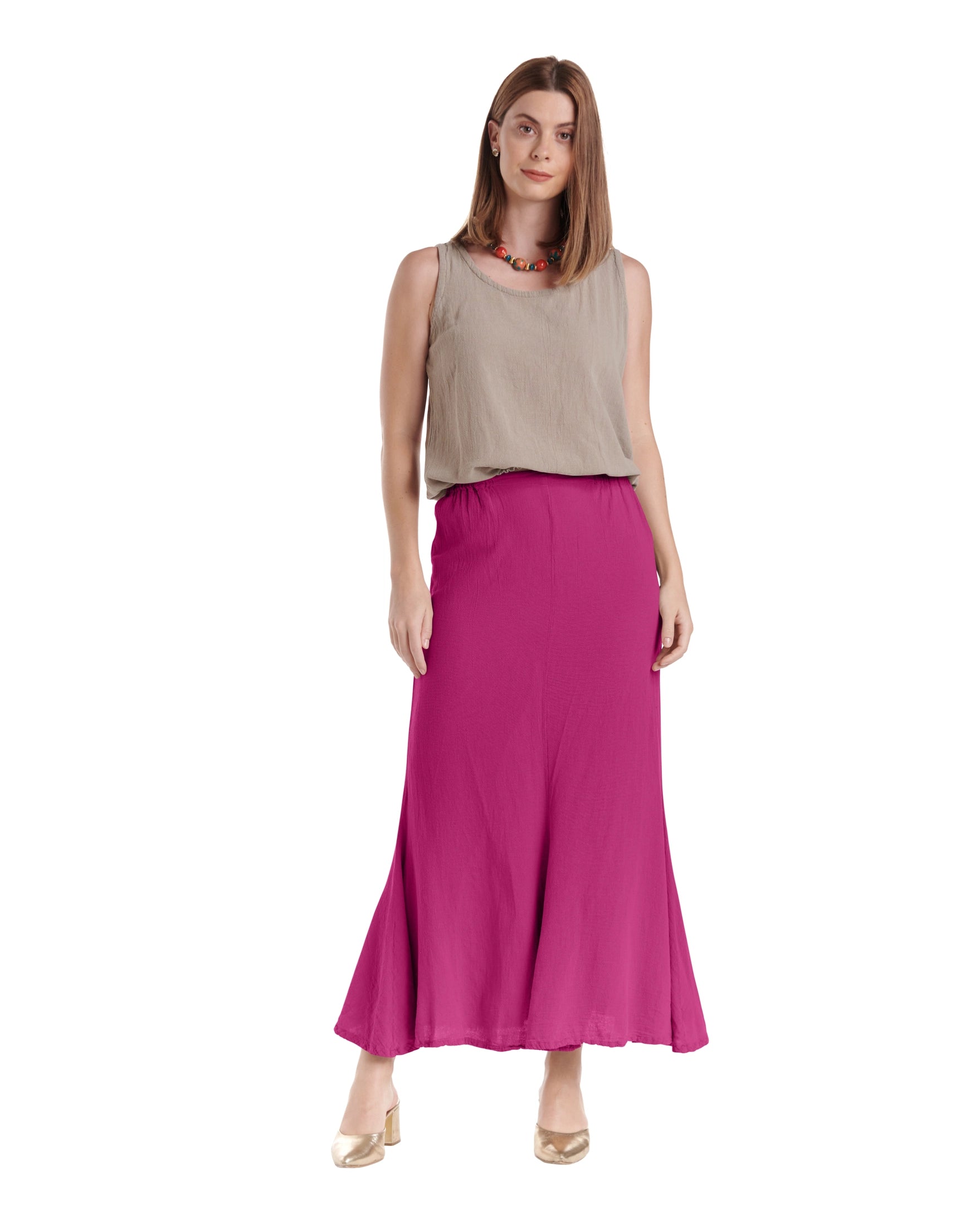 Mermaid Cotton Gauze Skirt-Oh My Gauze