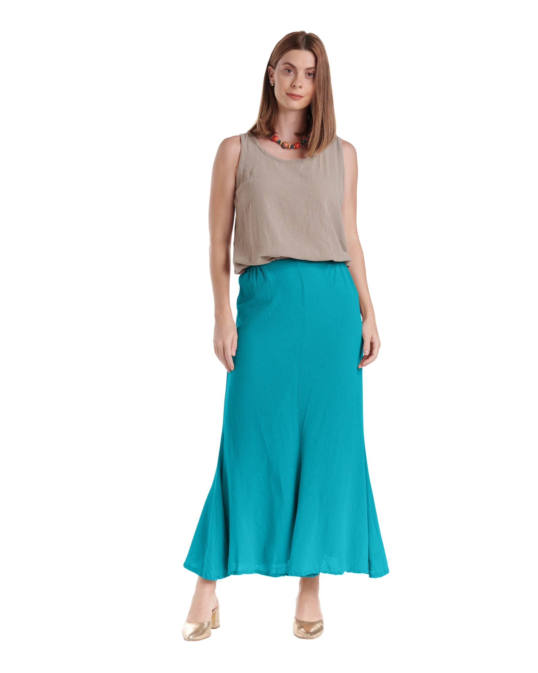Mermaid Cotton Gauze Skirt-Oh My Gauze