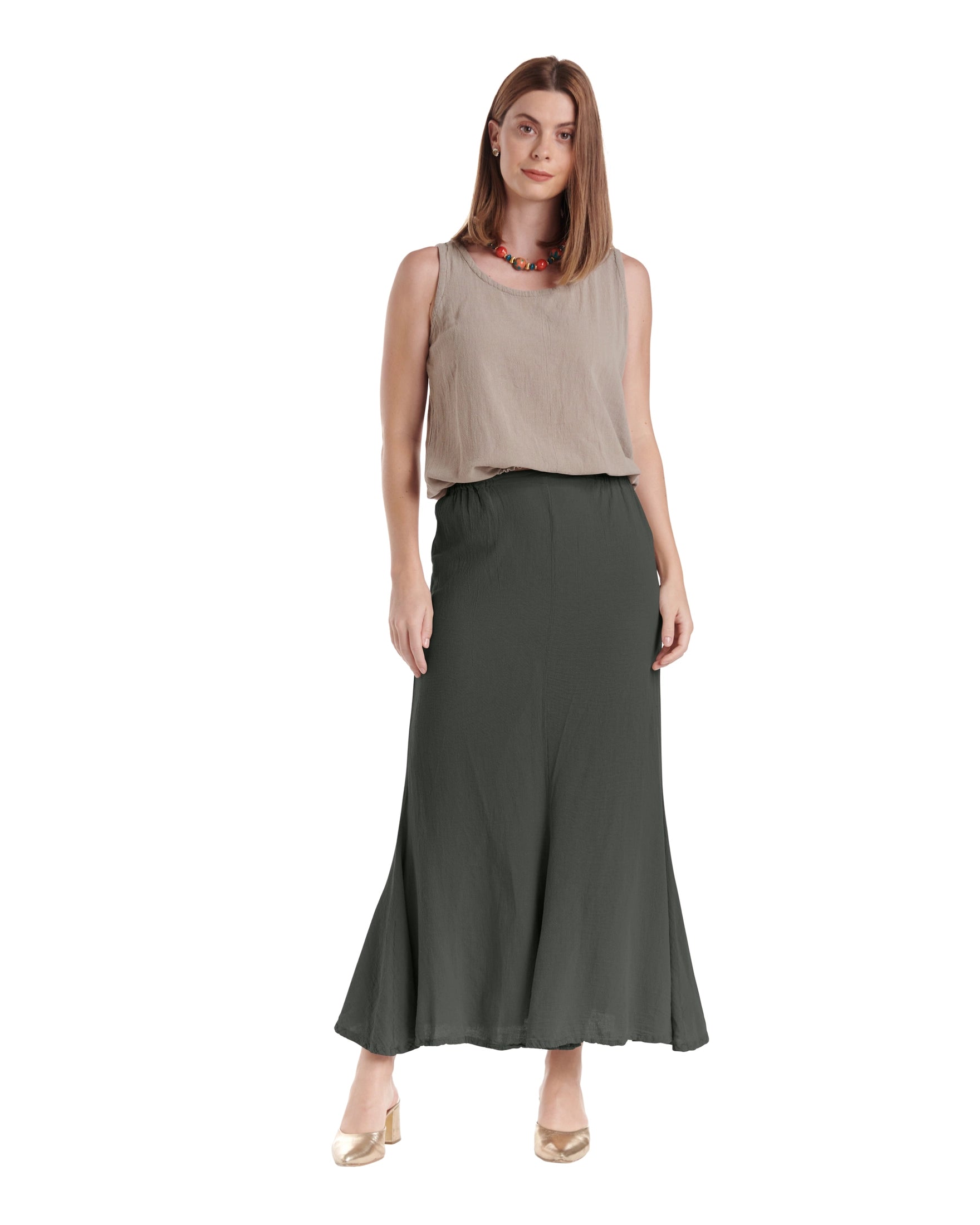 Mermaid Cotton Gauze Skirt-Oh My Gauze