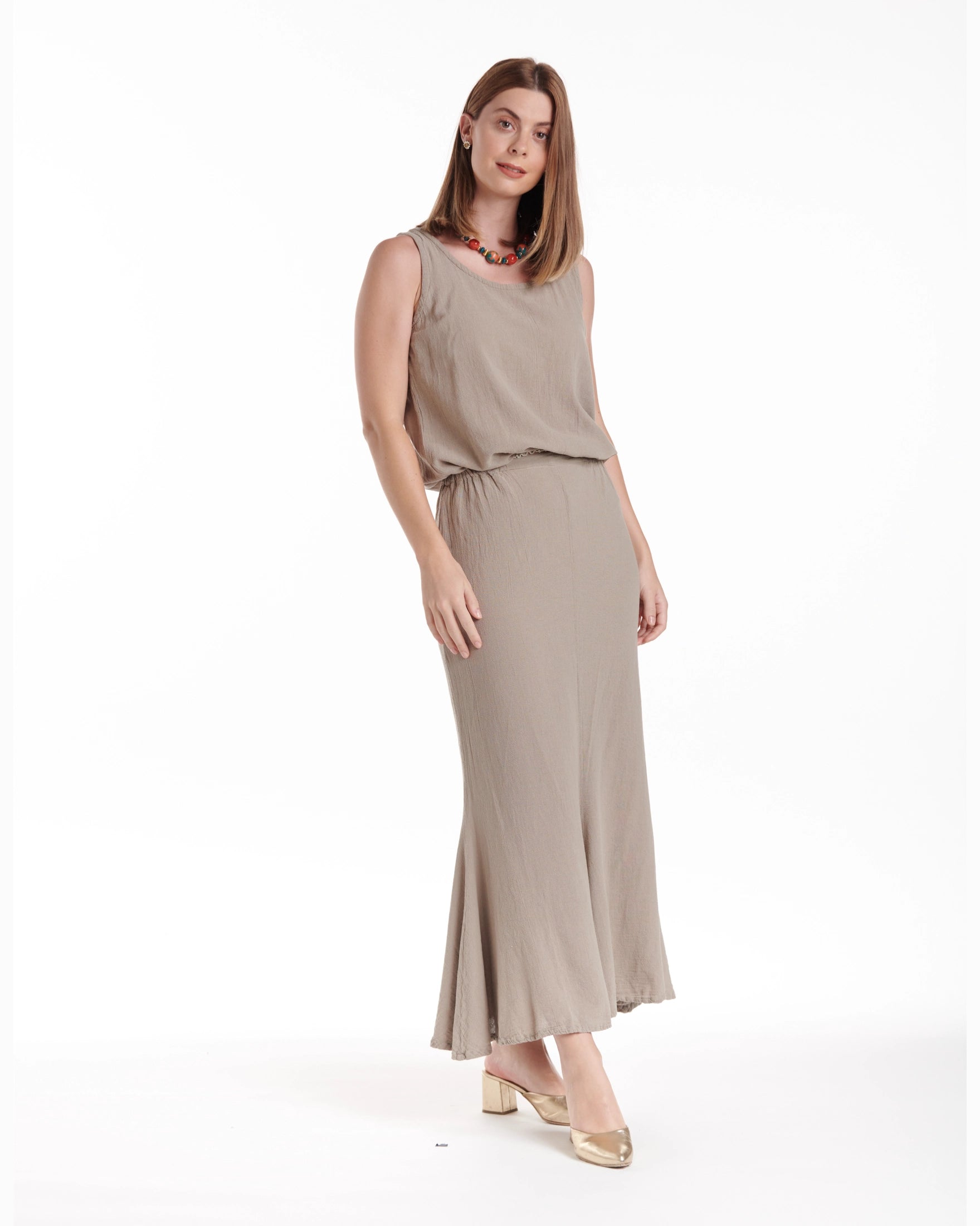 Mermaid Cotton Gauze Skirt-Oh My Gauze