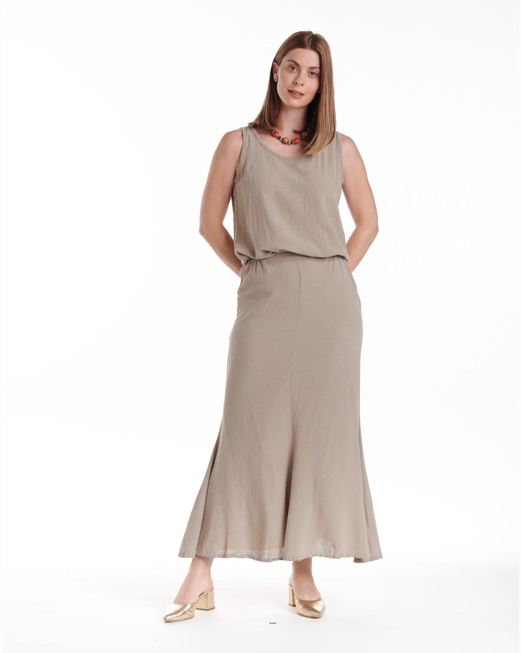 Mermaid Cotton Gauze Skirt-Oh My Gauze