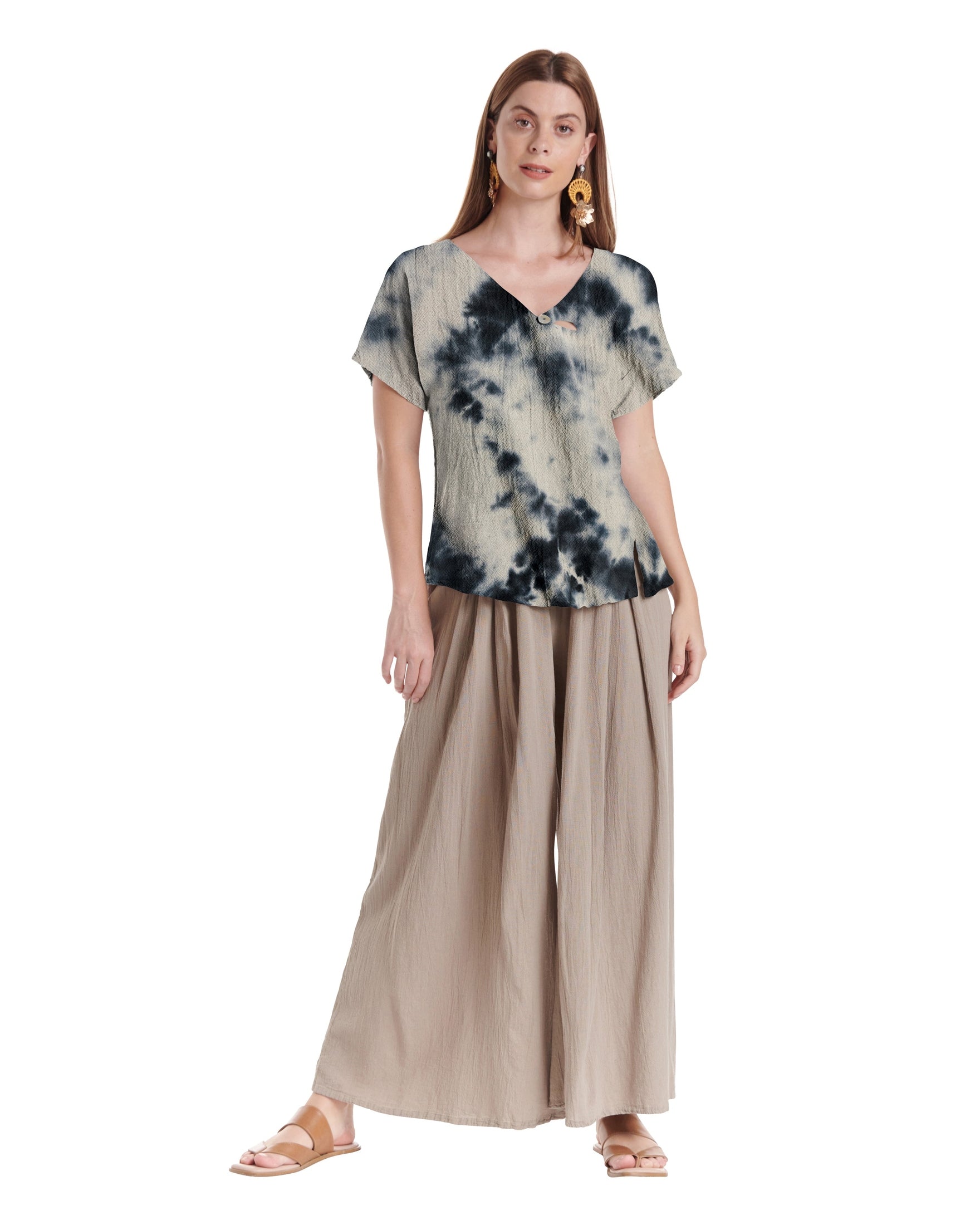 Mike Cotton Gauze Blouse-Oh My Gauze